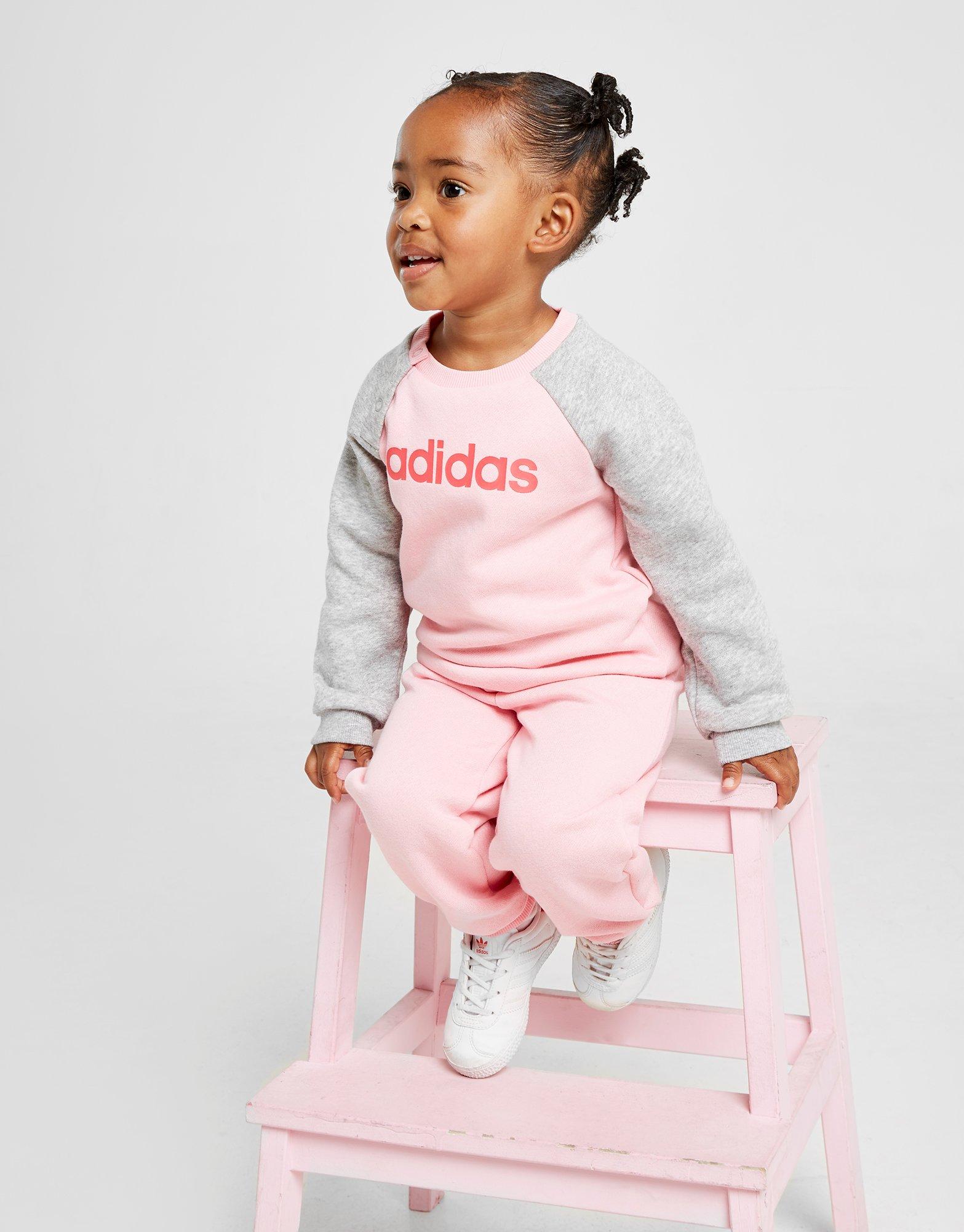 adidas tracksuit baby pink