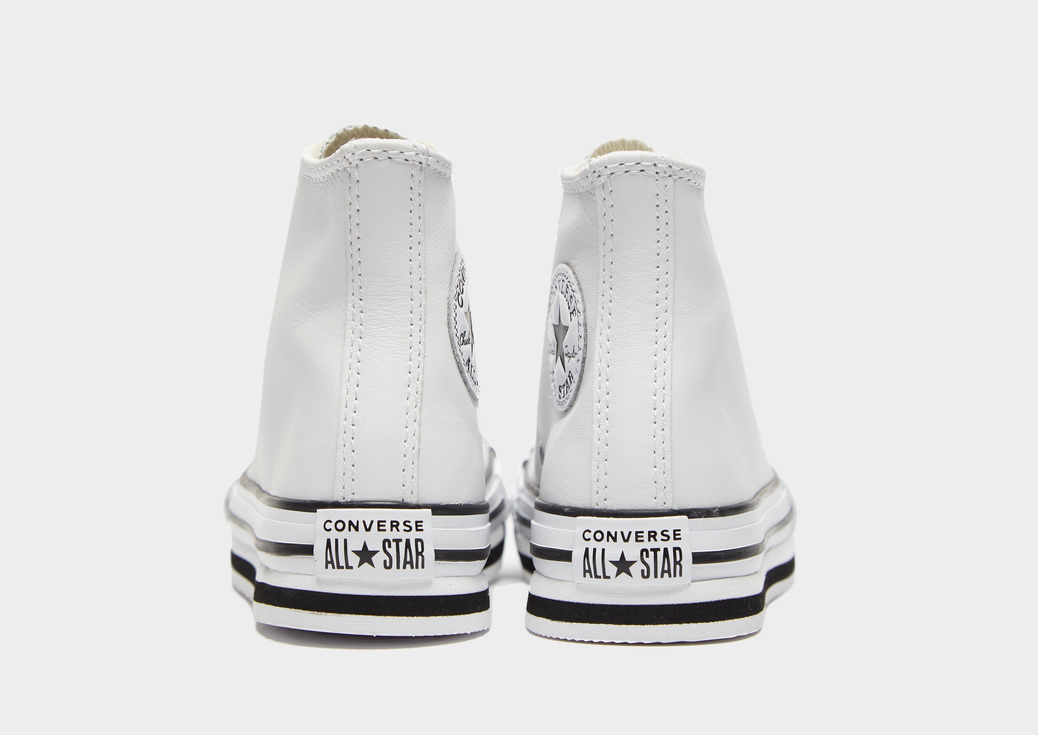 converse cuir blanc enfant