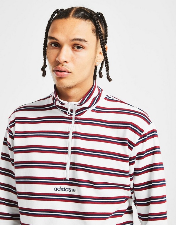 adidas Originals St. Peter 12 Zip Sweatshirt | JD Sports size? adidas Originals St. Peter Half Zip Sweatshirt