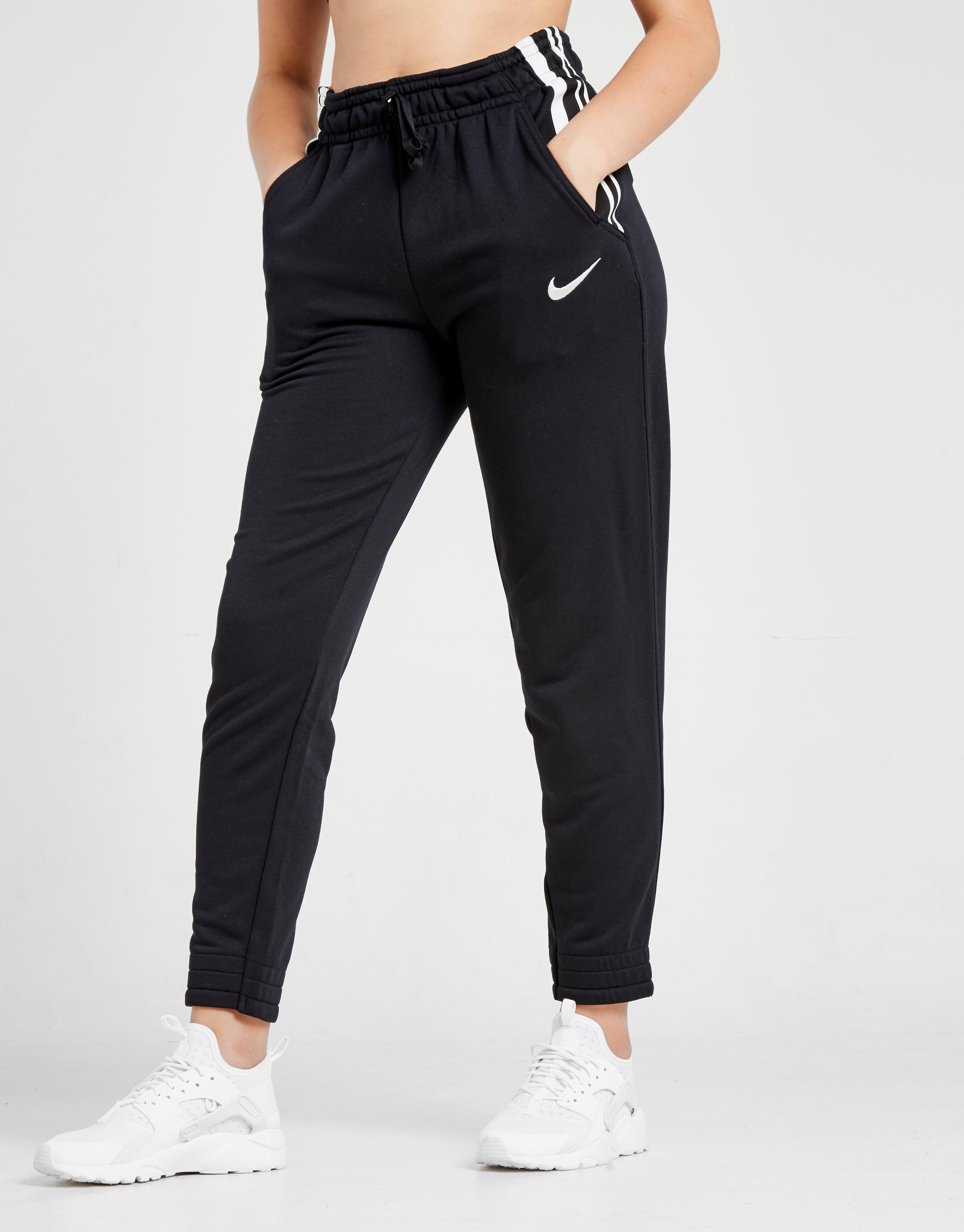 black nike cotton joggers