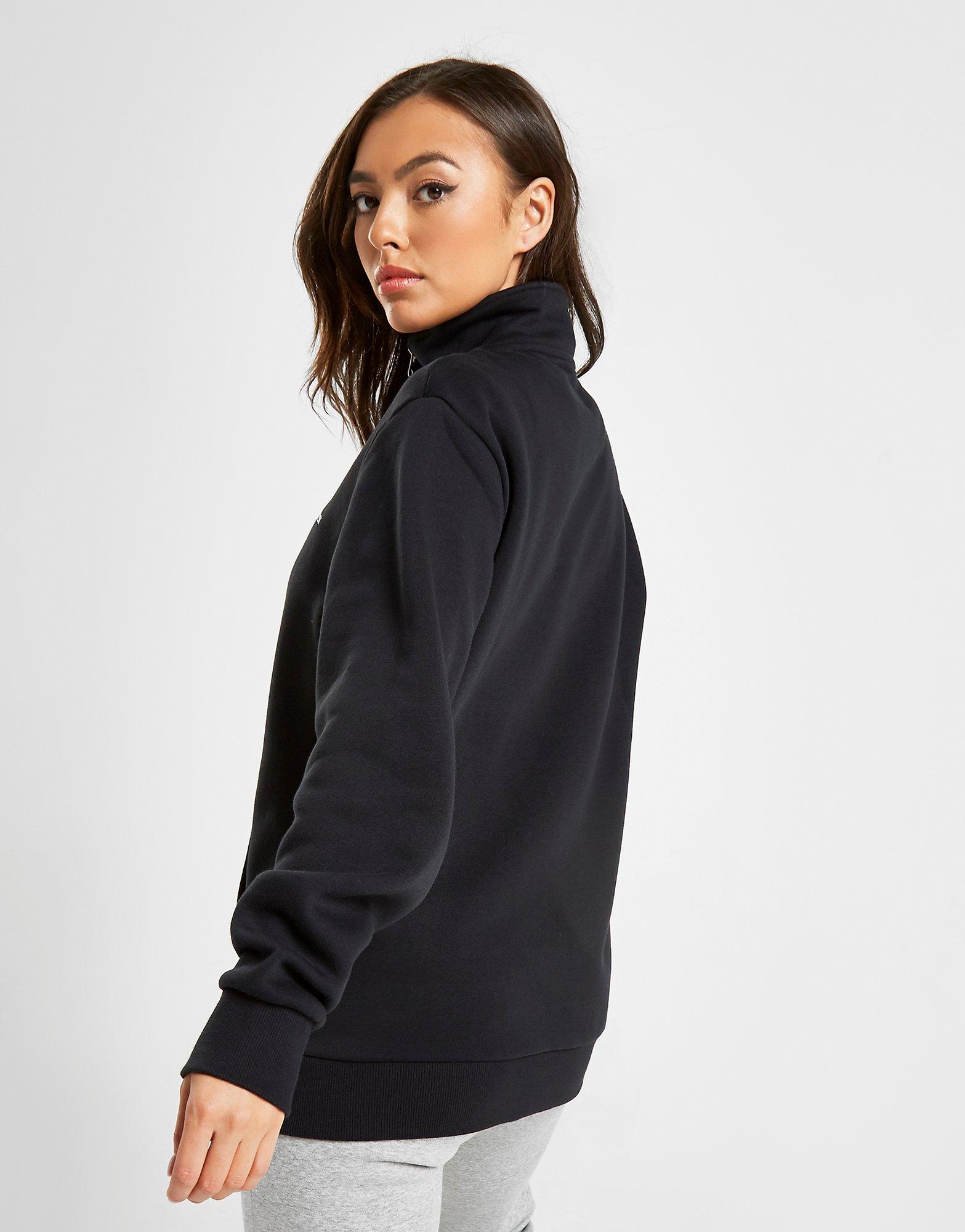 felpa con zip converse donna