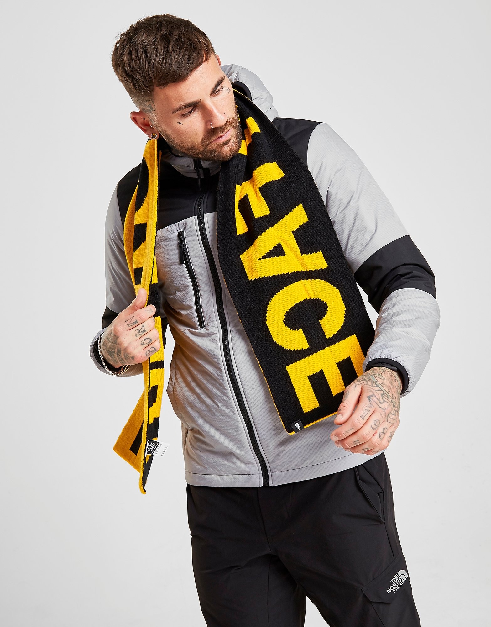 north face logo scarf