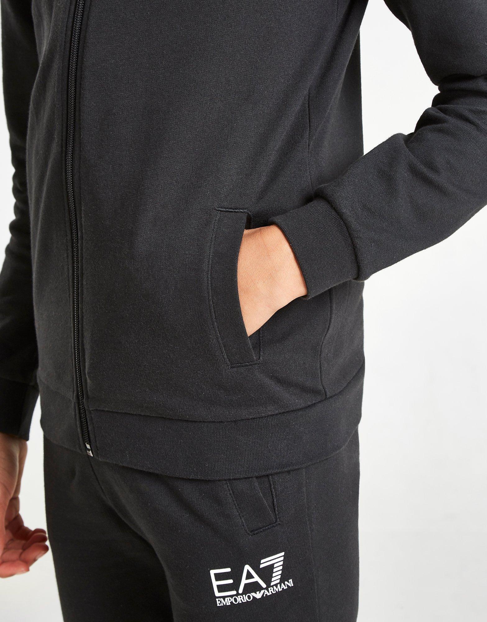 black ea7 tracksuit