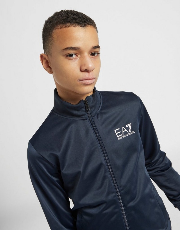 Buy Blue Emporio Armani EA7 Poly Tricot Tracksuit Junior JD Sports