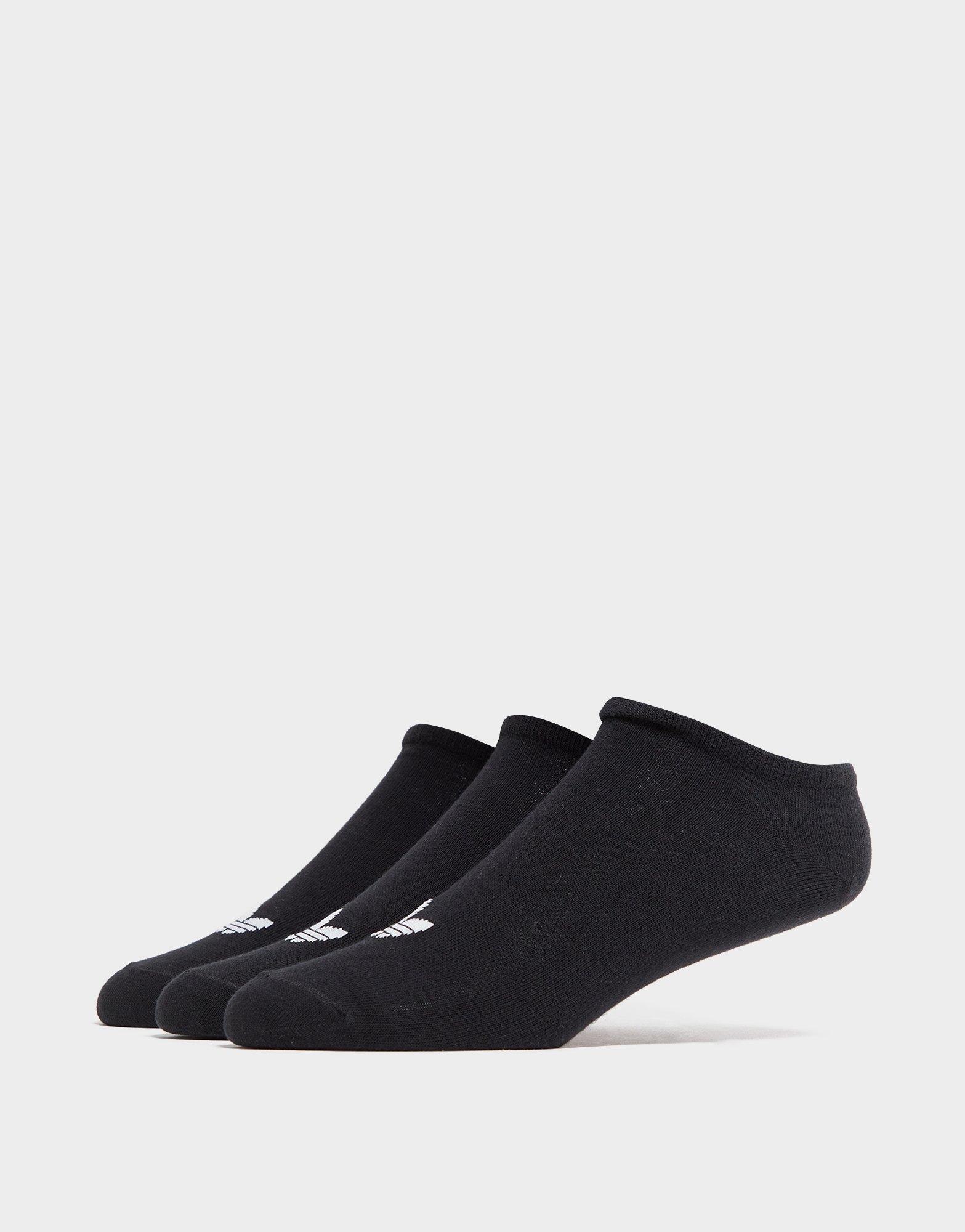 Black adidas store trainer socks