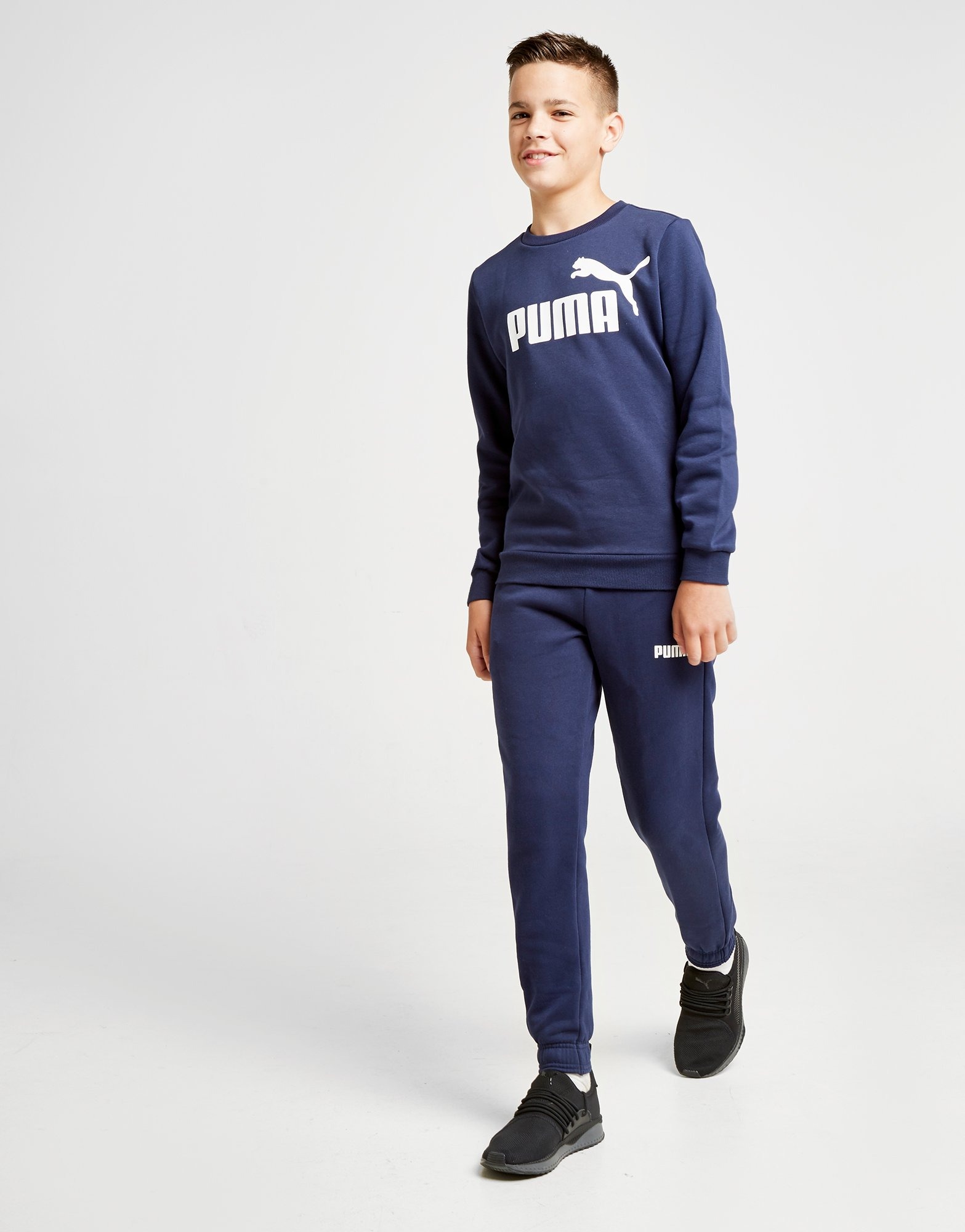 puma core logo joggers