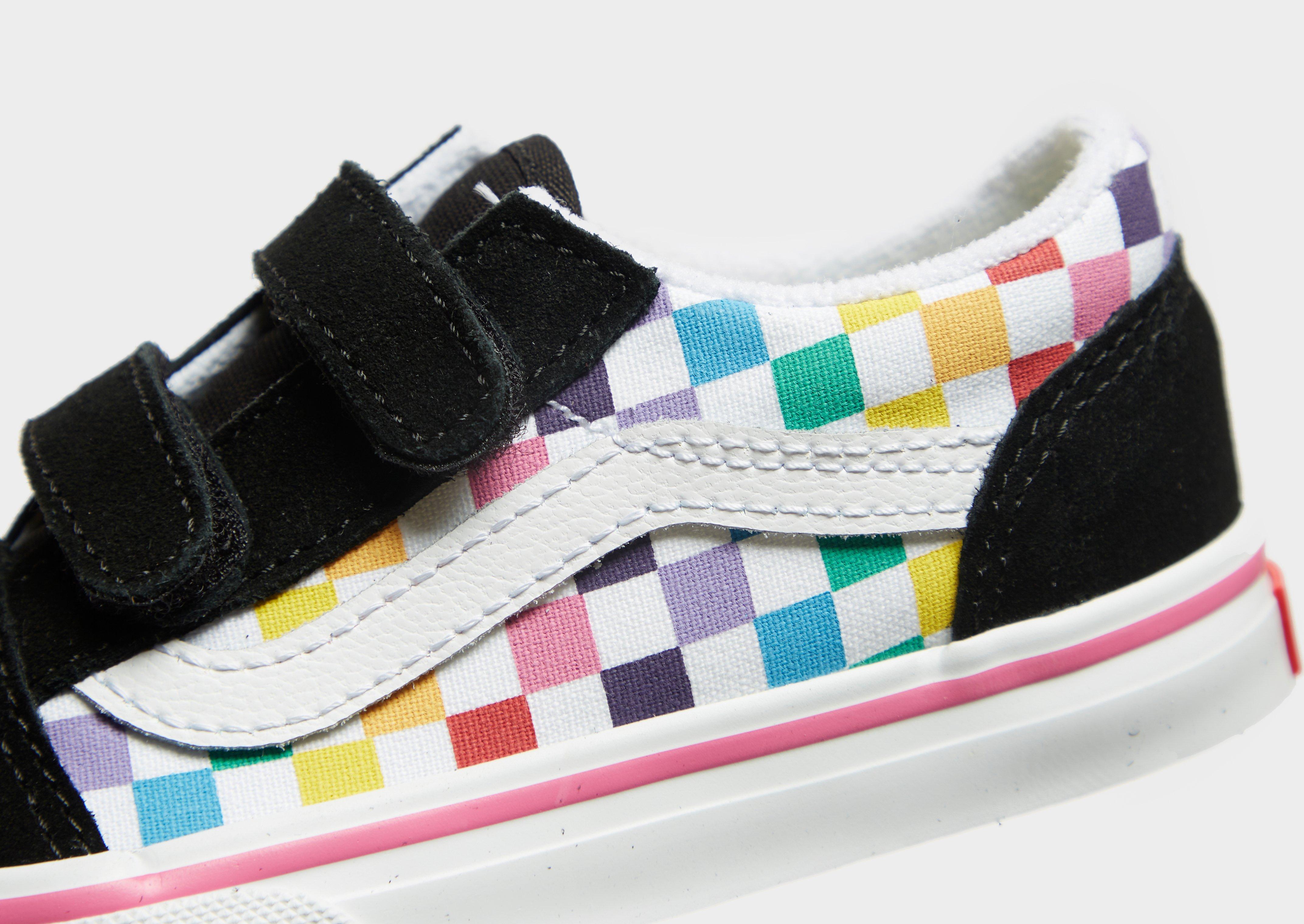 vans old skool damier multicolore