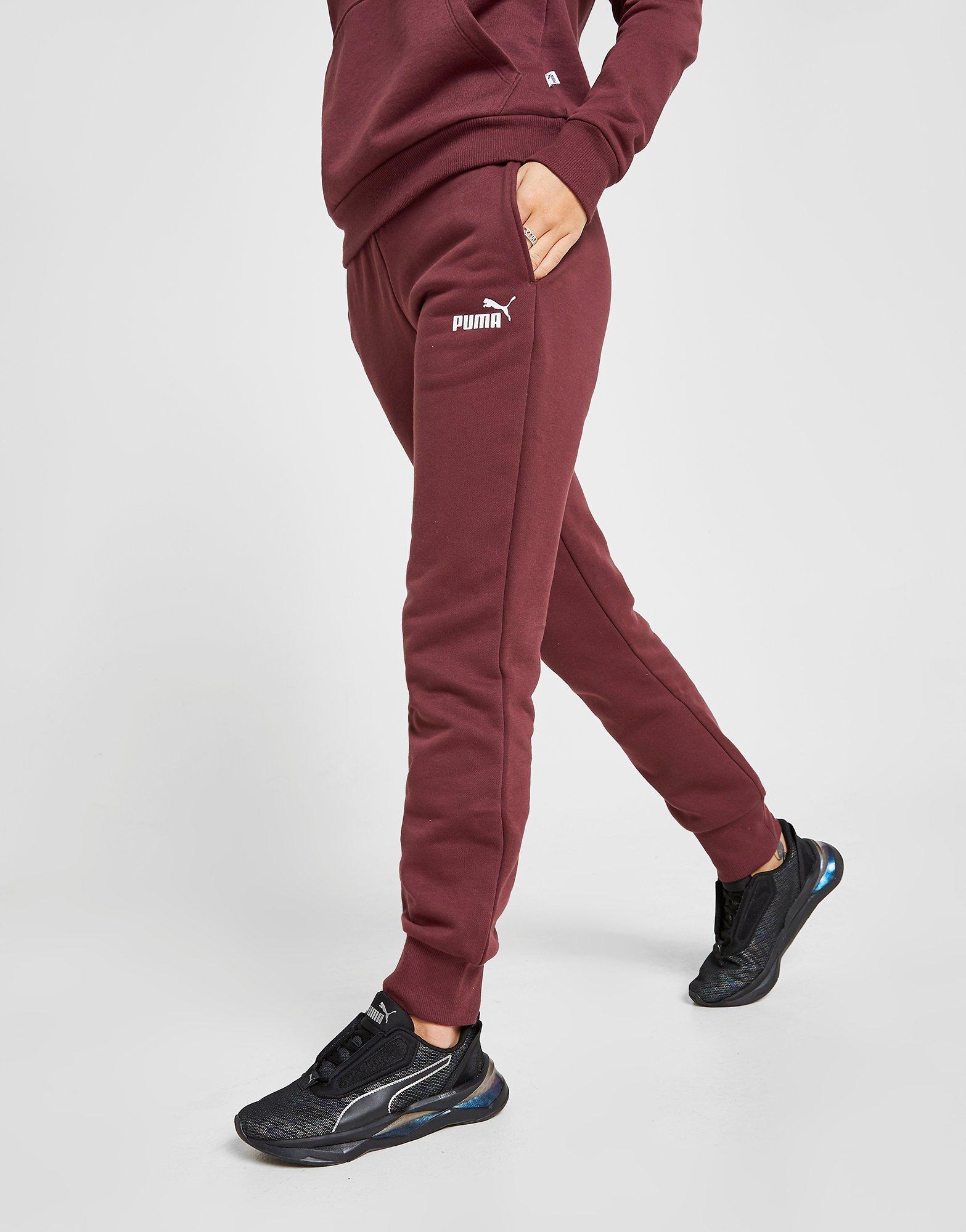 puma joggers red