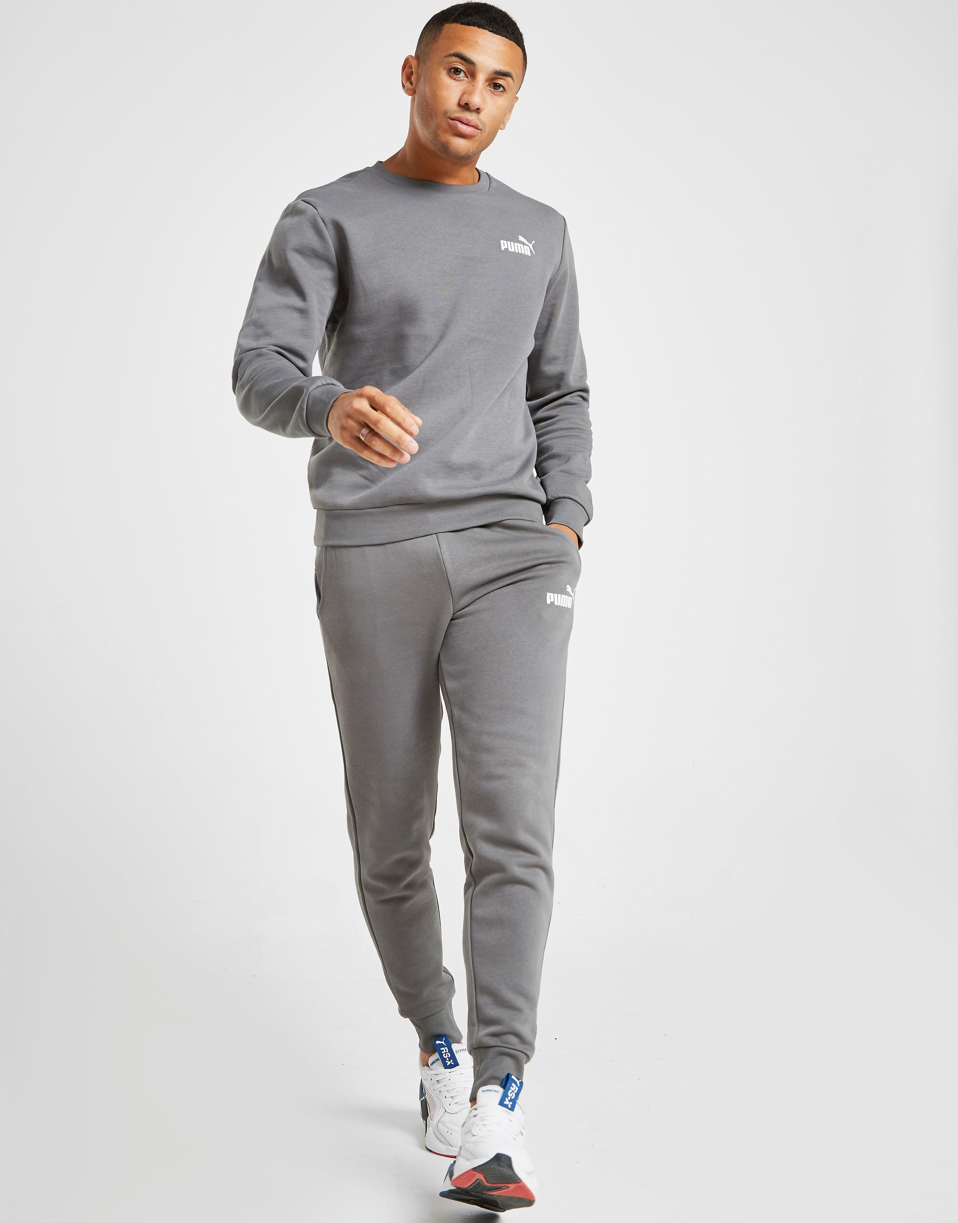 puma tracksuit grey