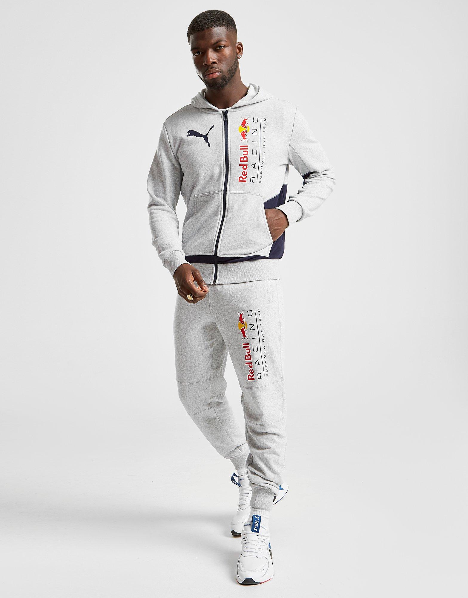 puma red bull racing zipped hoodie mens