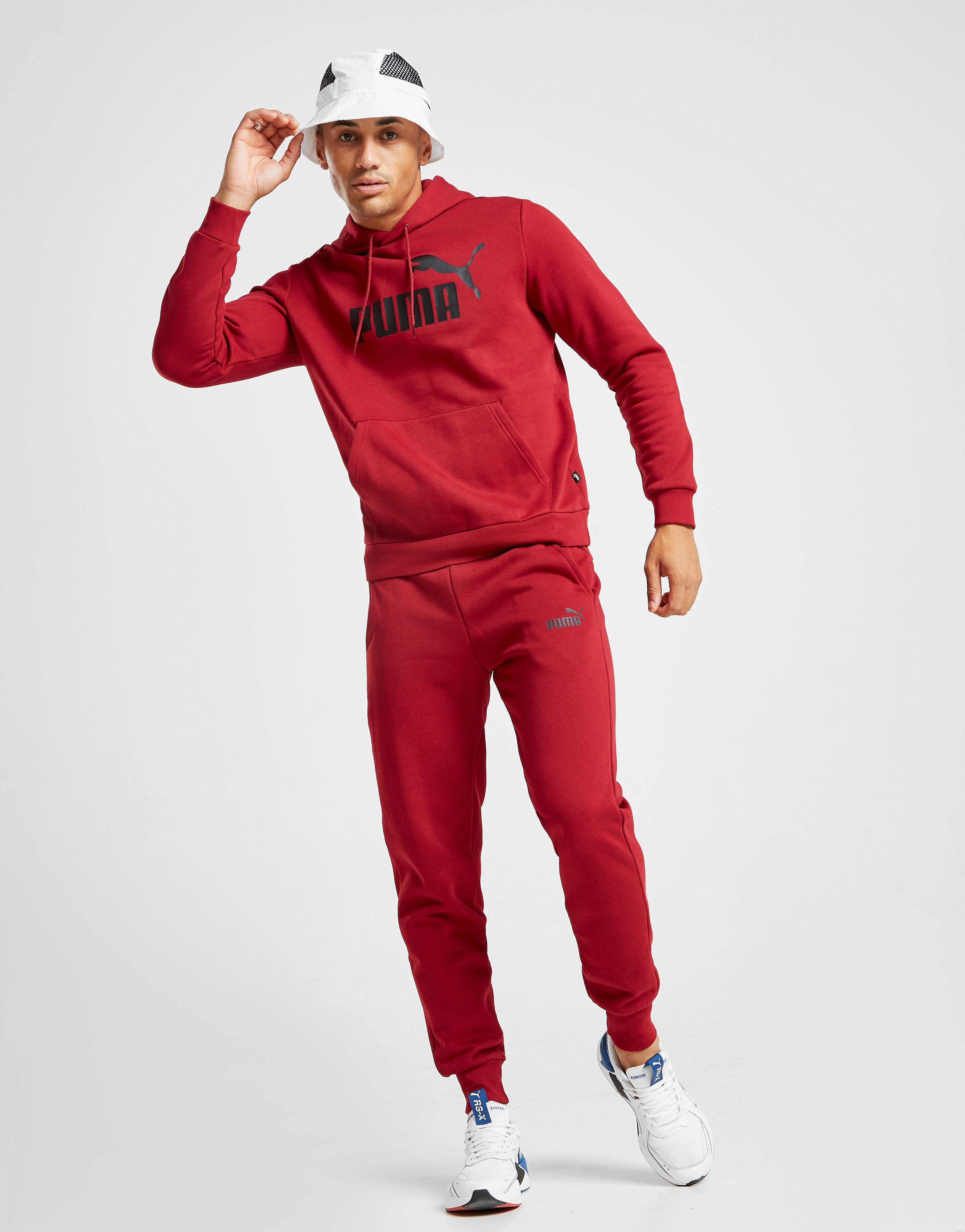 red and black puma tracksuit