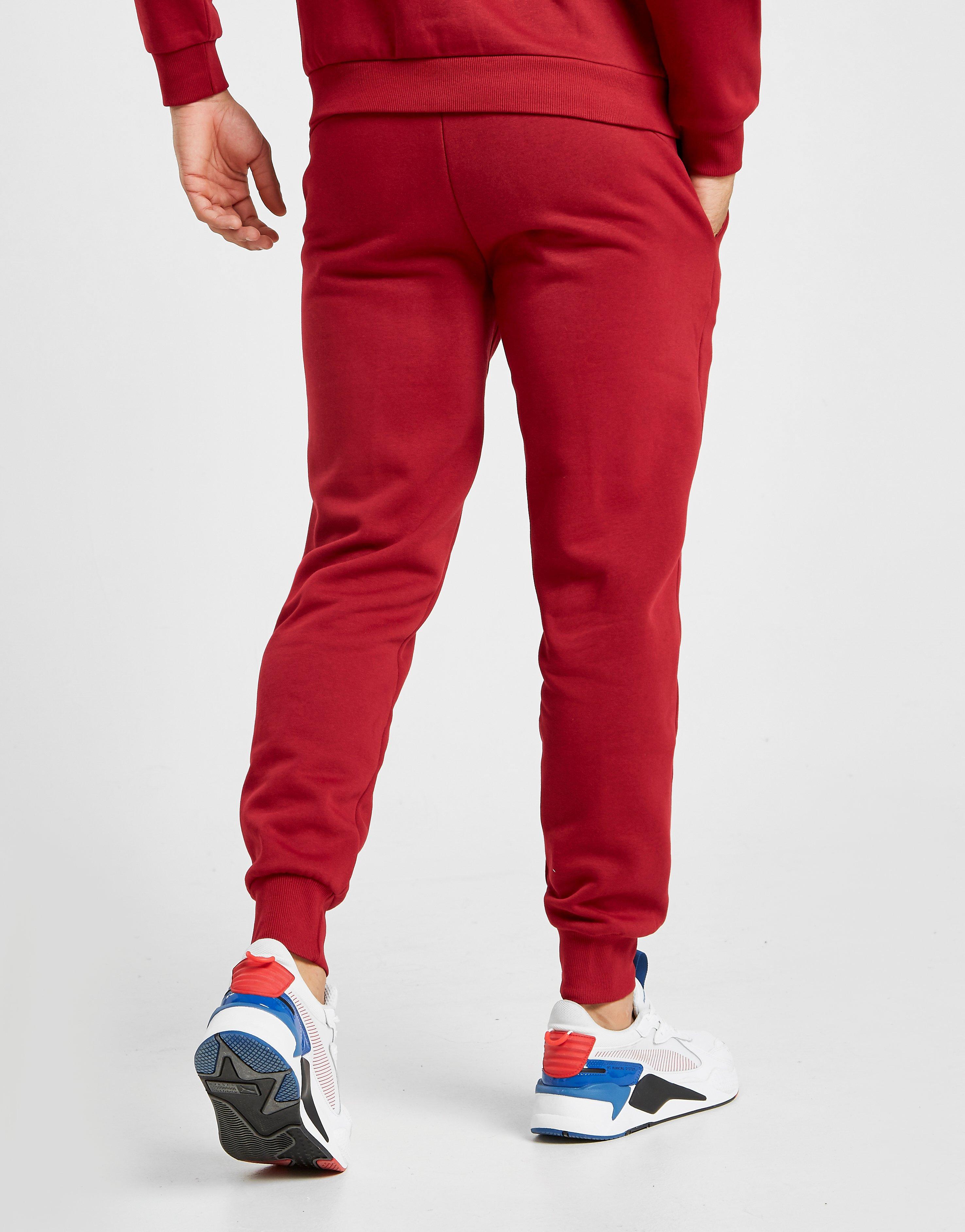 red puma joggers