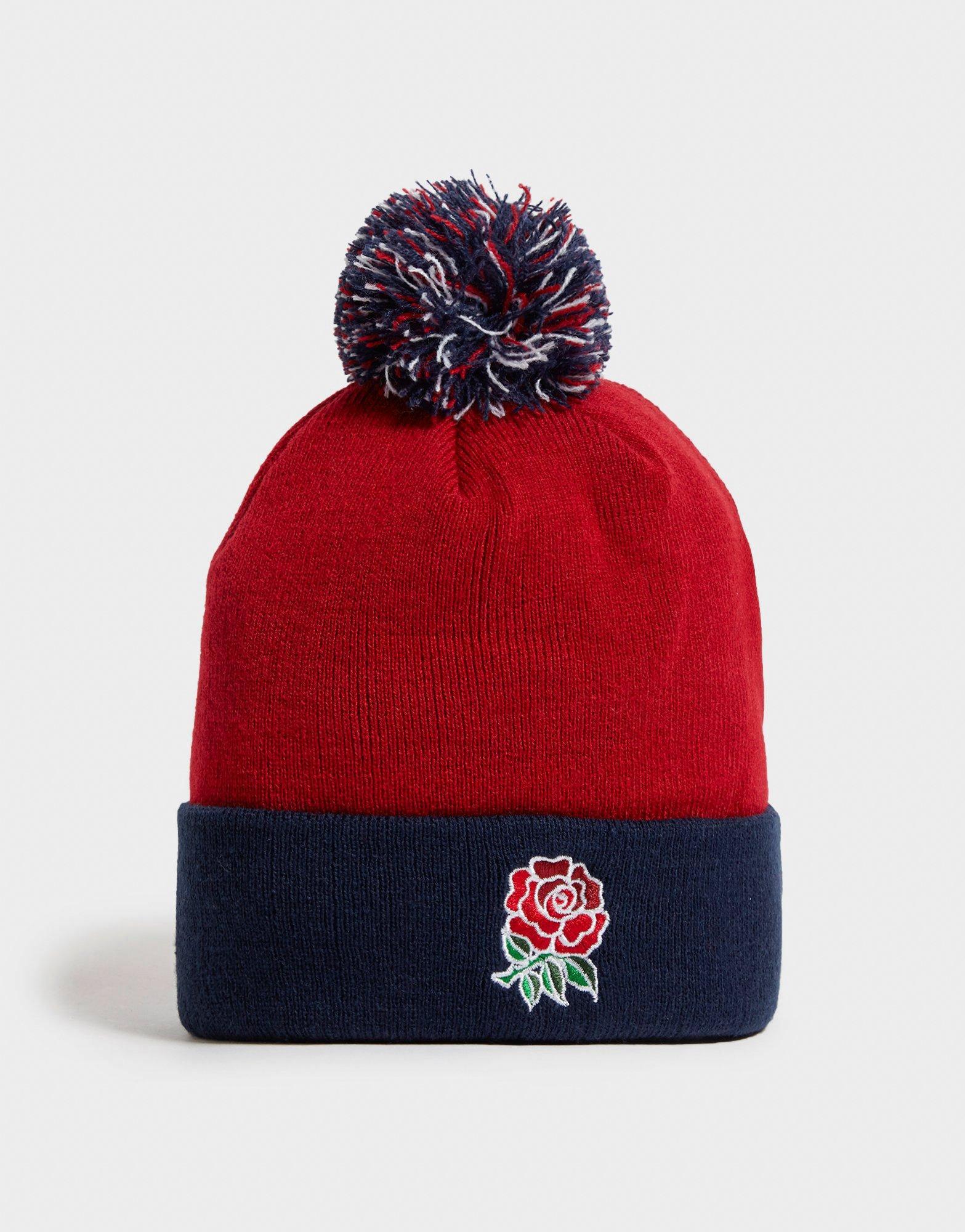 england bobble hat