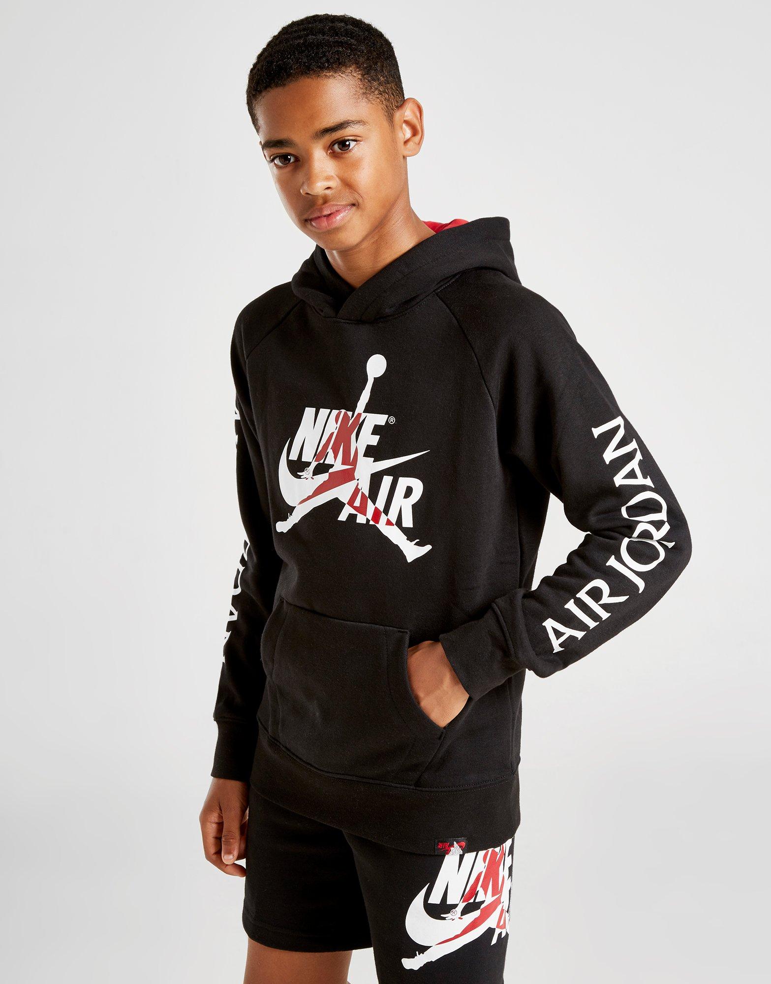 jordan fleece tape overhead hoodie