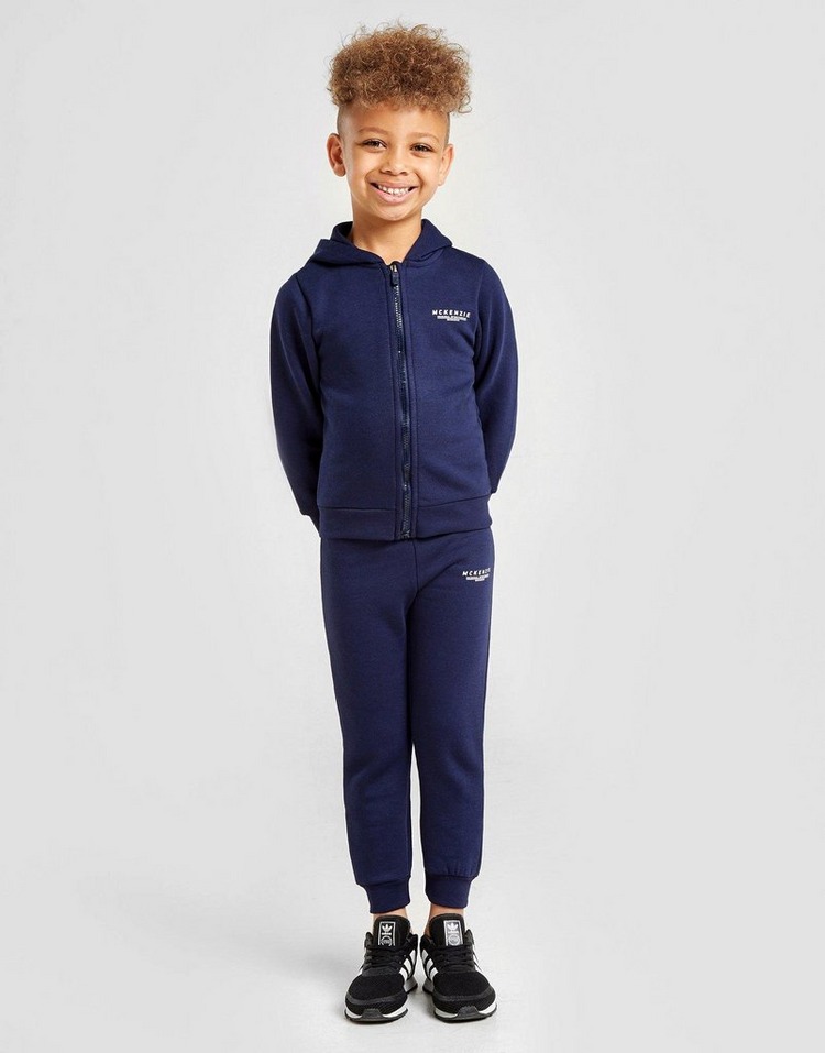 Buy Blue McKenzie Essential Full Zip Tracksuit Children | JD Sports ...