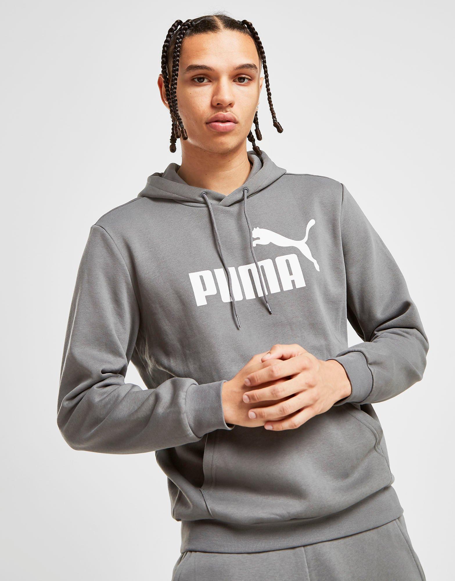 grey puma hoodie