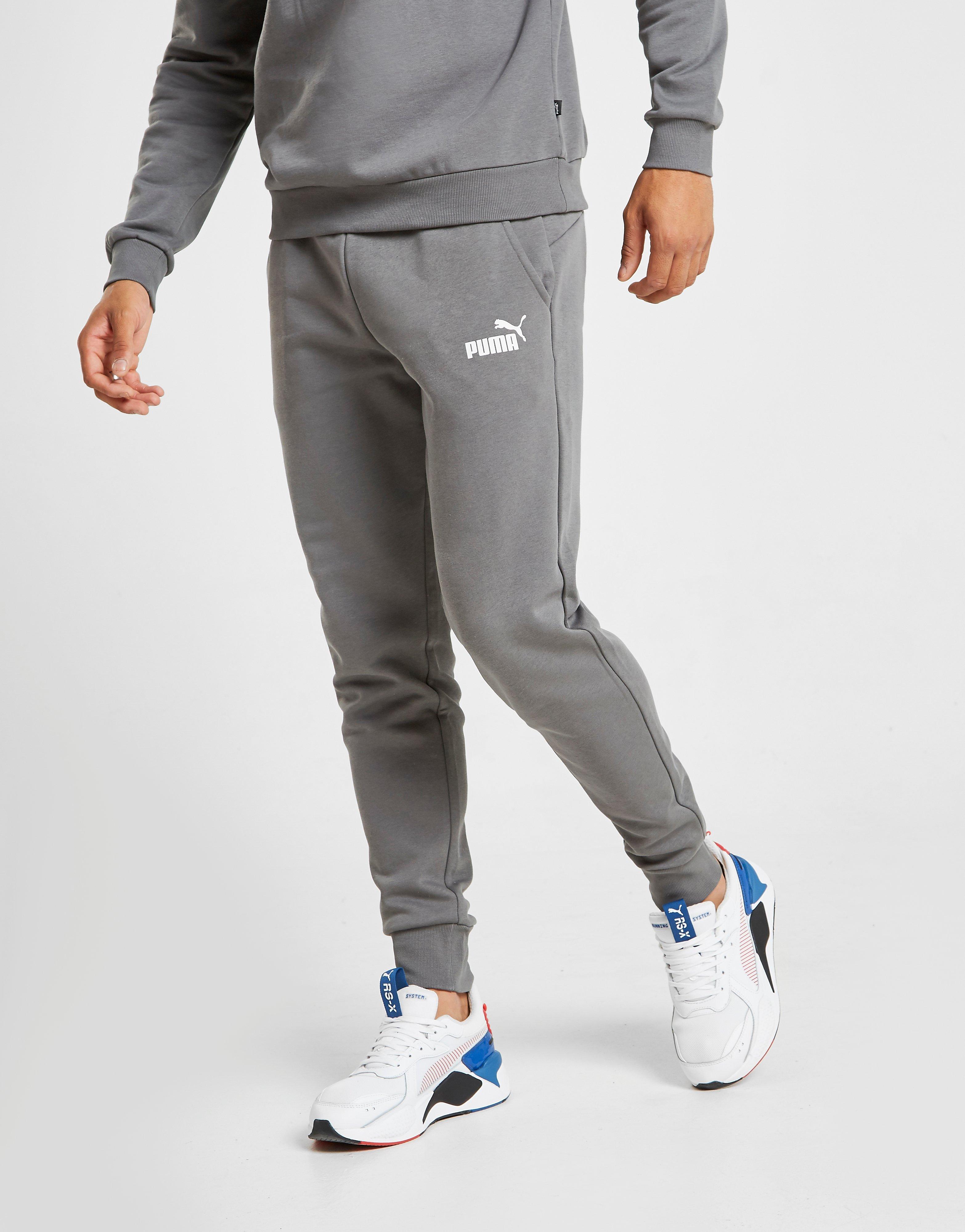 puma tracksuit bottoms grey