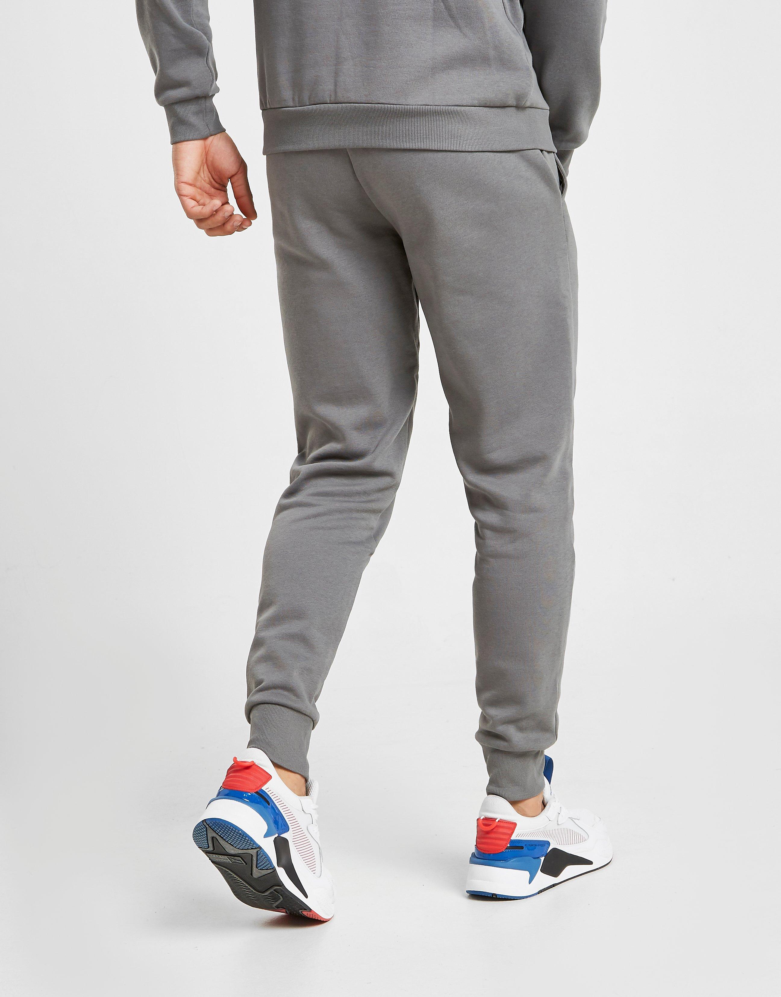 puma core logo pants grey