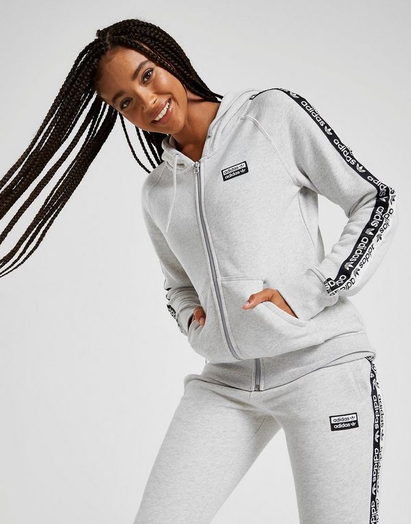 adidas tape fleece hoodie