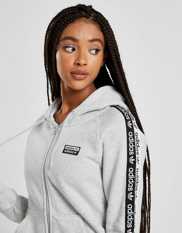 adidas tape fleece hoodie