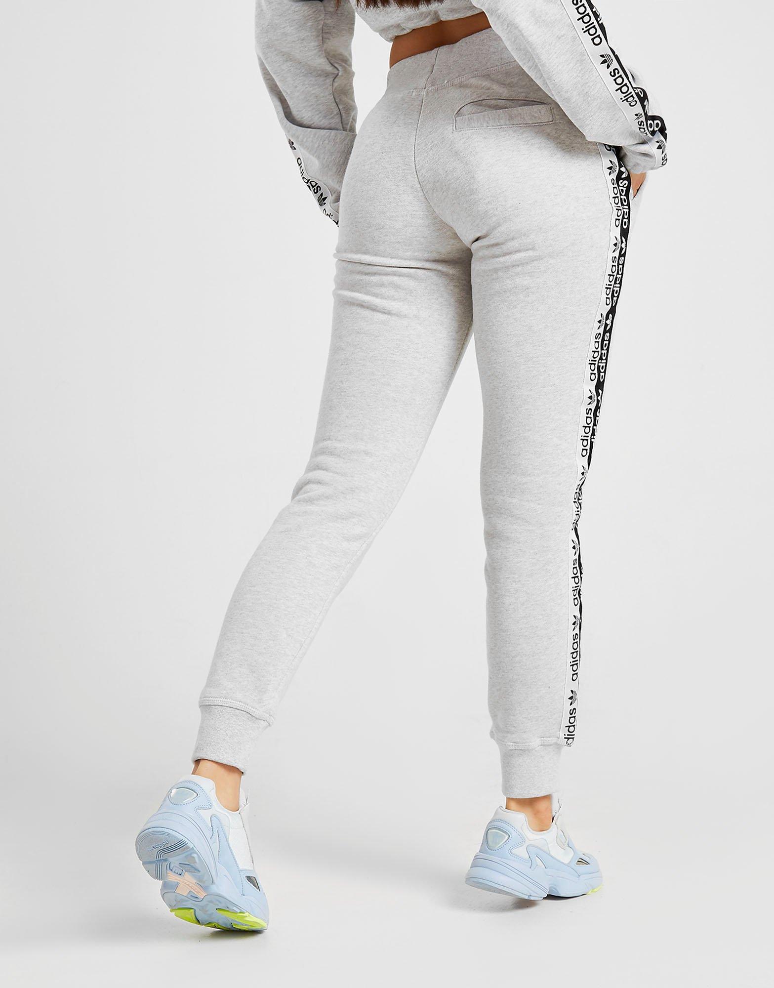 adidas originals tape fleece track pants