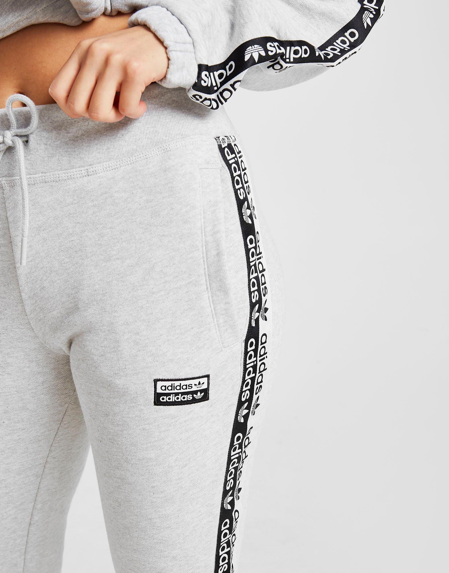 adidas originals tape fleece track pants