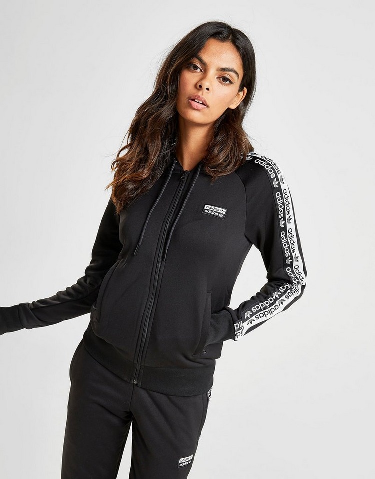 adidas tape hoodie women's