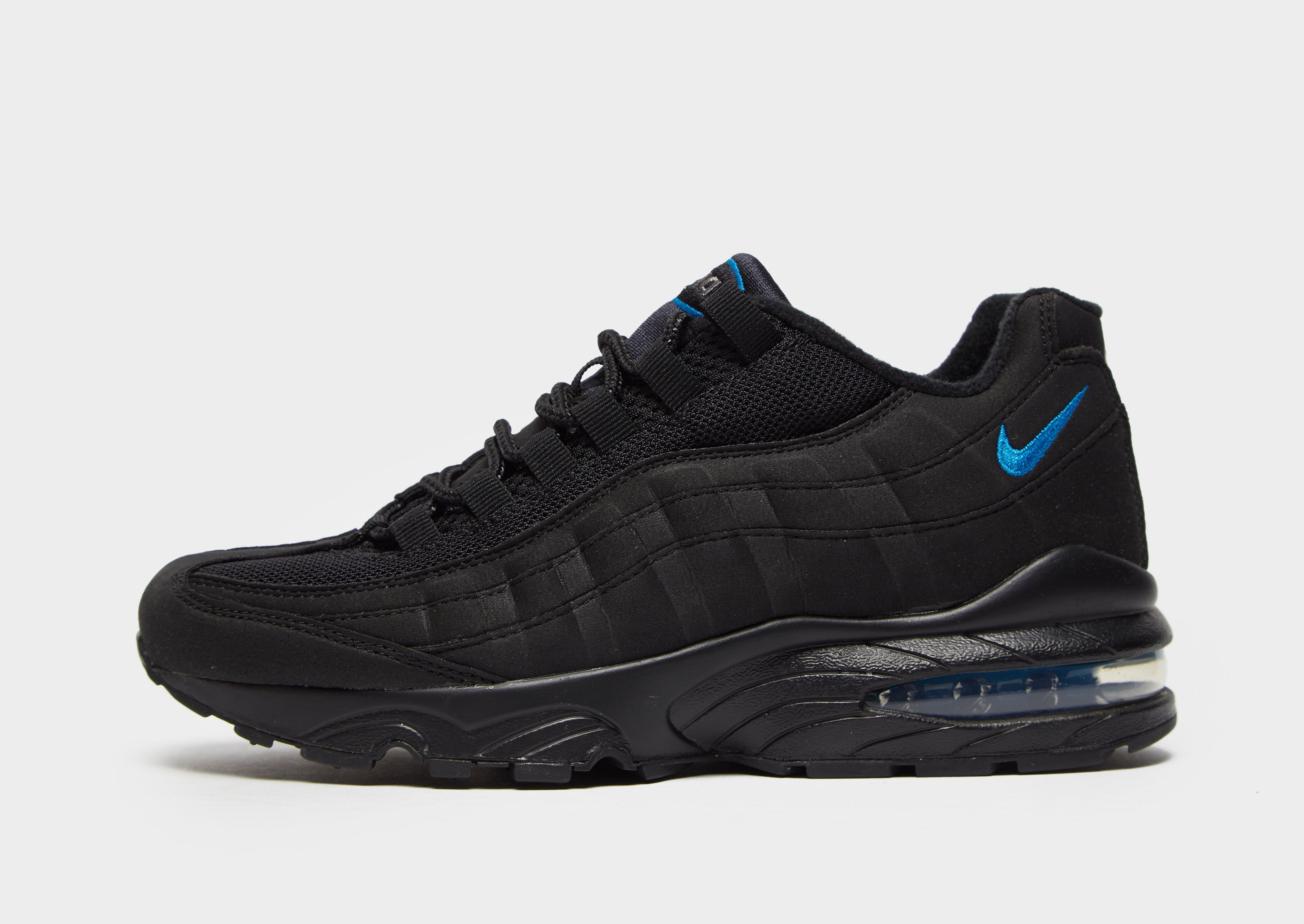 nike air max 95 junior black and blue