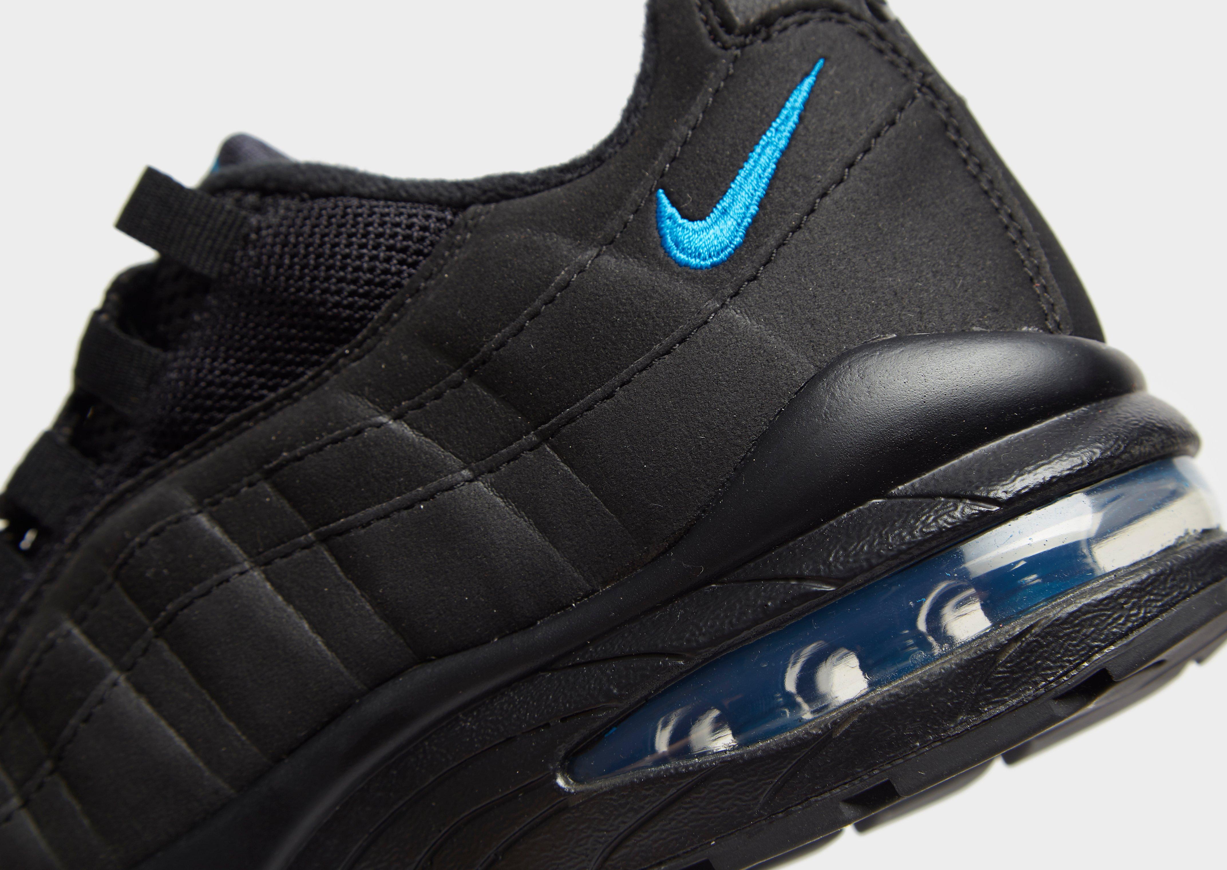 nike air max 95 junior black and blue