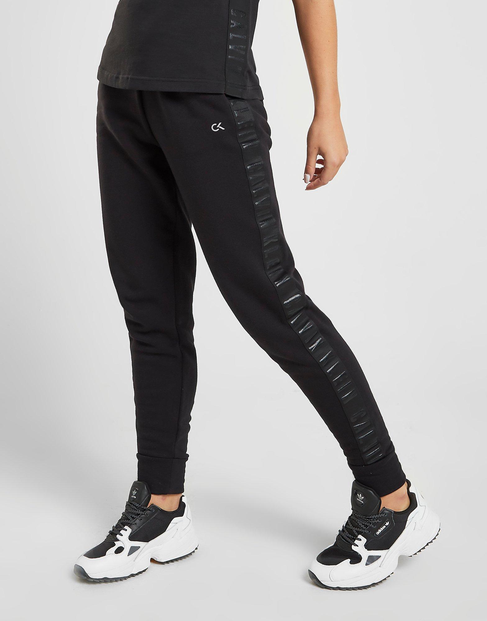 calvin klein tape waist joggers