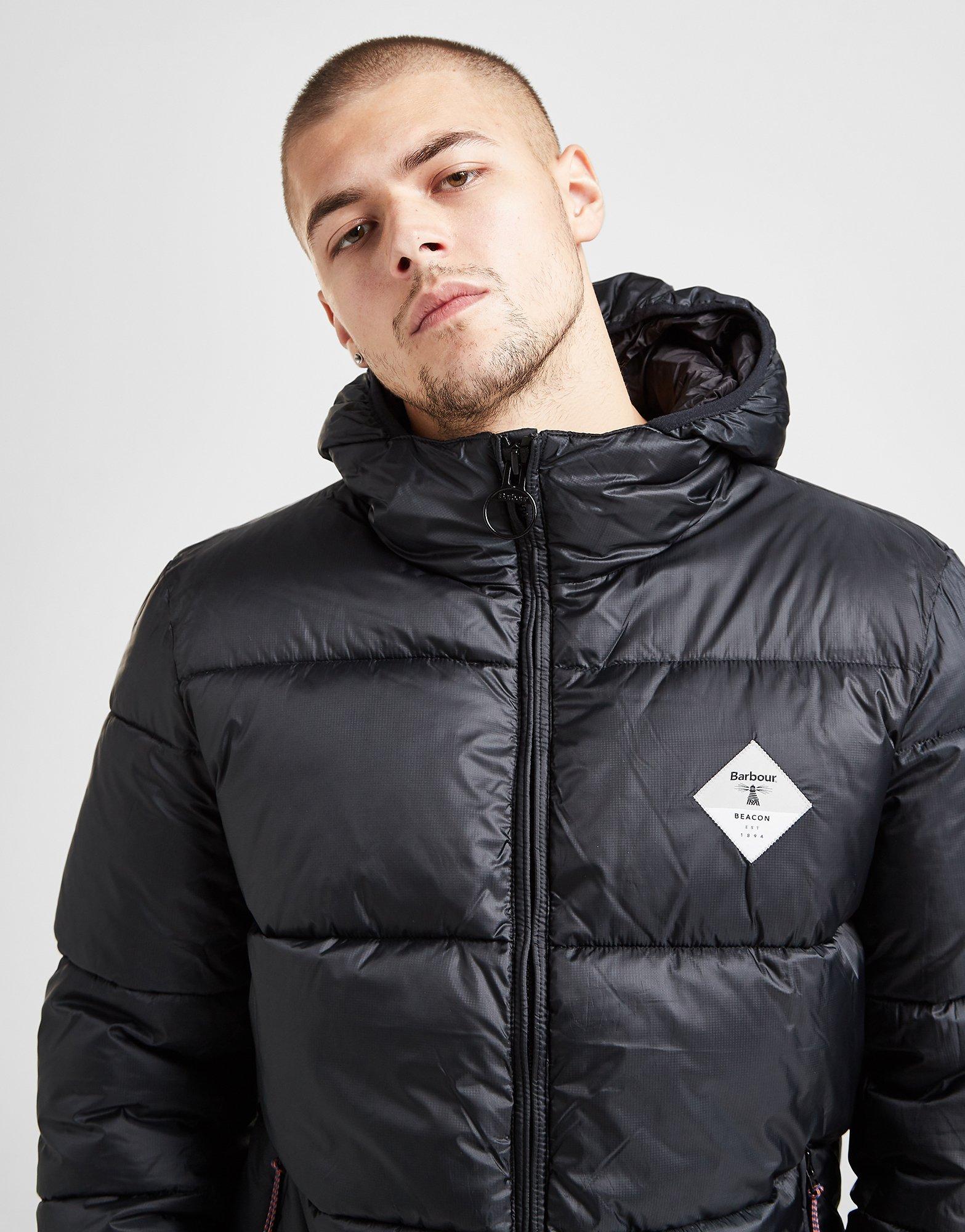 barbour beacon mill down padded jacket