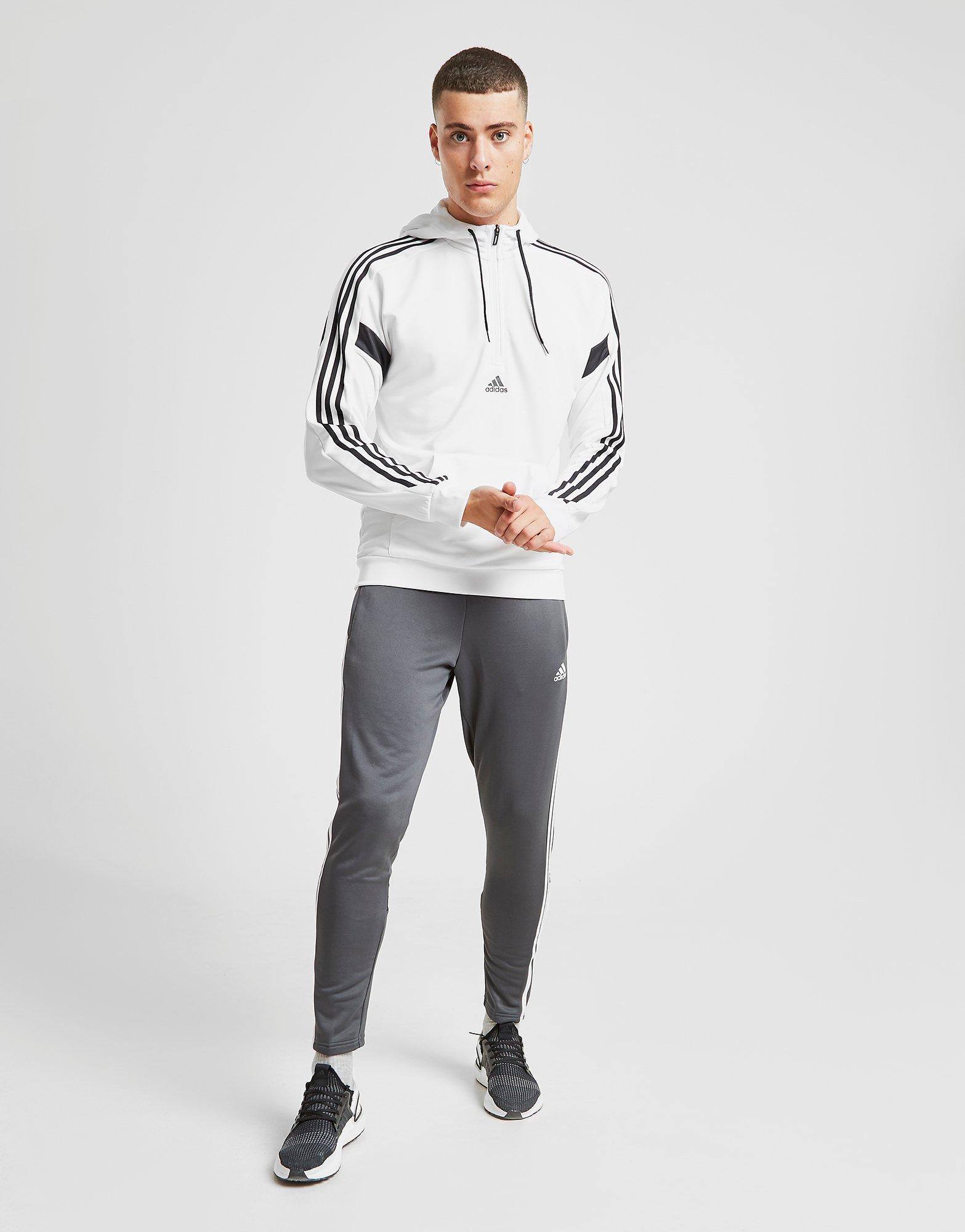 pull adidas blanc homme