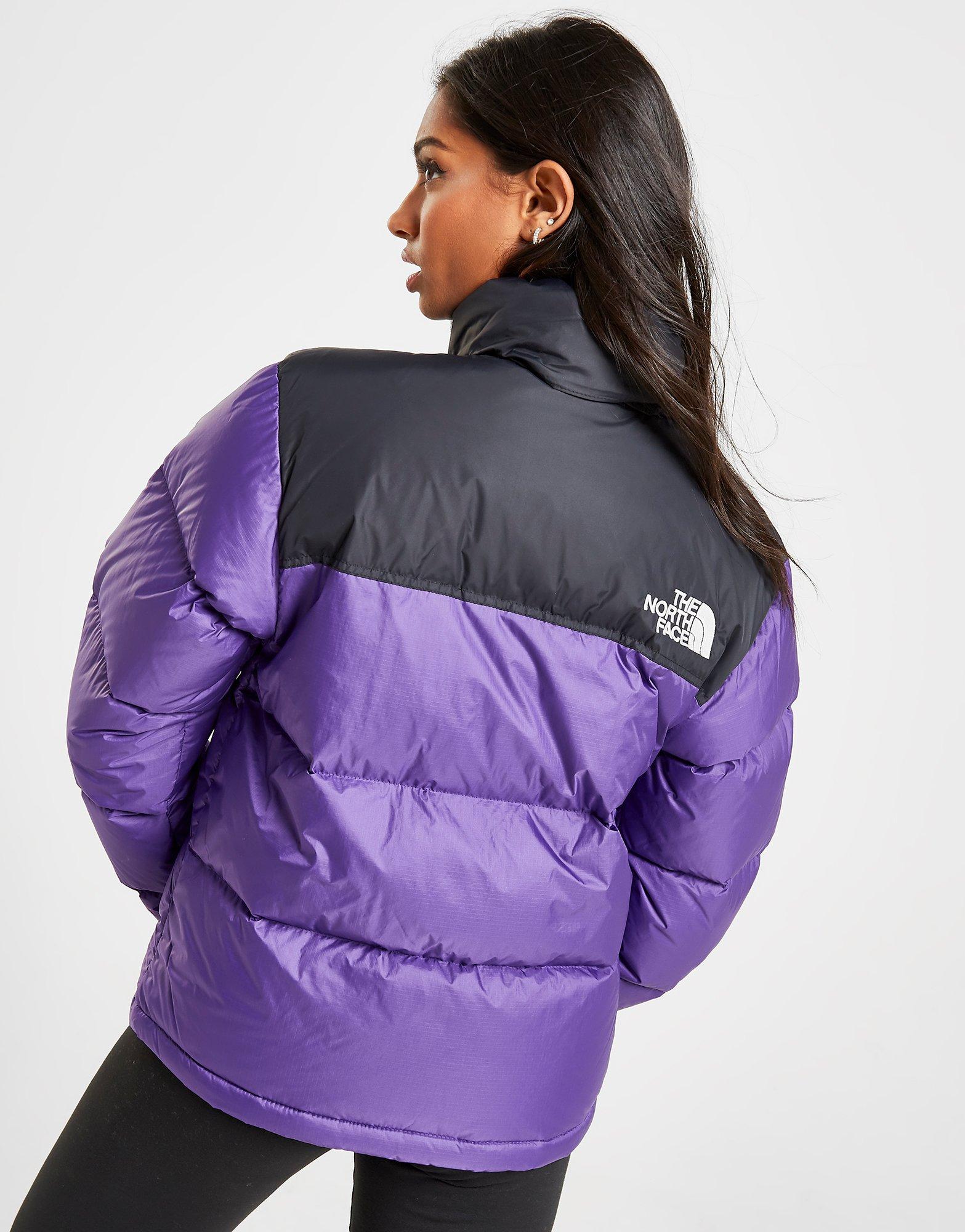 north face nuptse lila