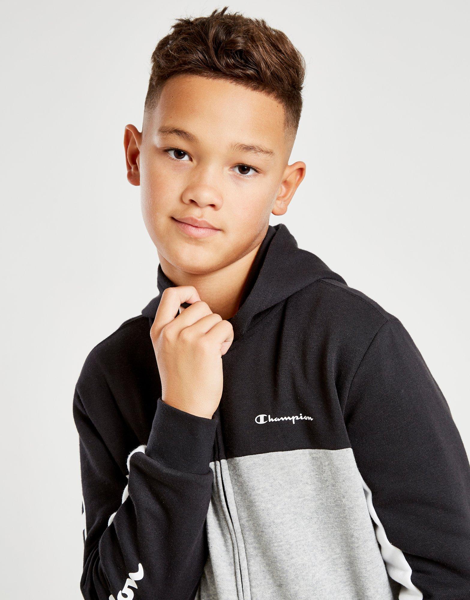 nike tech essential colour block full zip hoodie junior