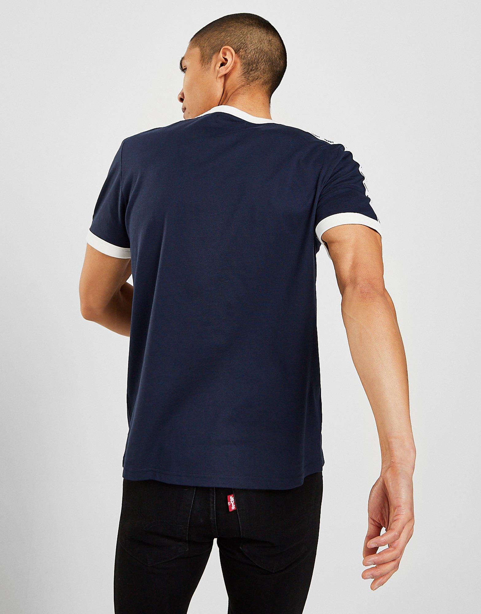 camiseta fred perry azul