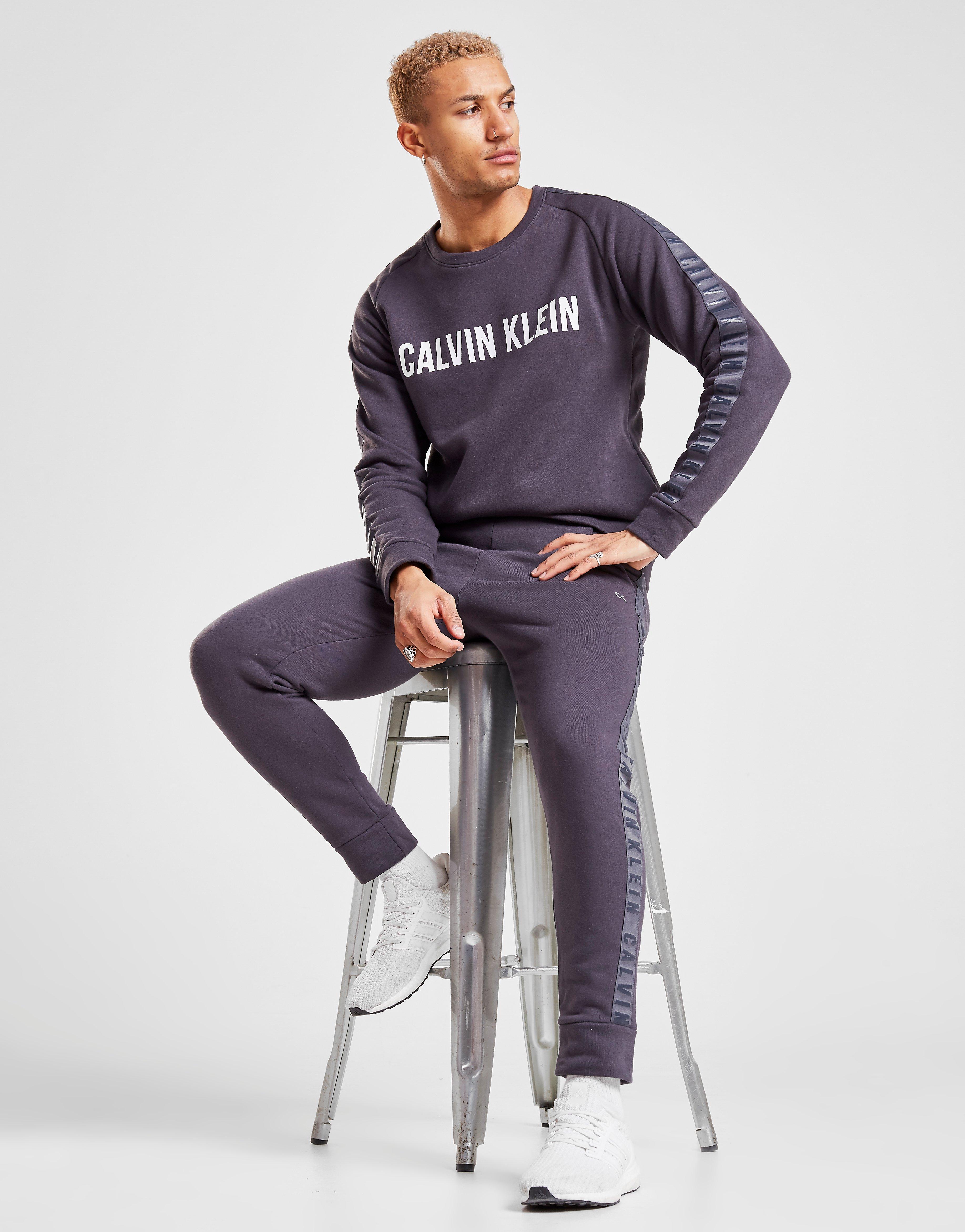 calvin klein grey tracksuit