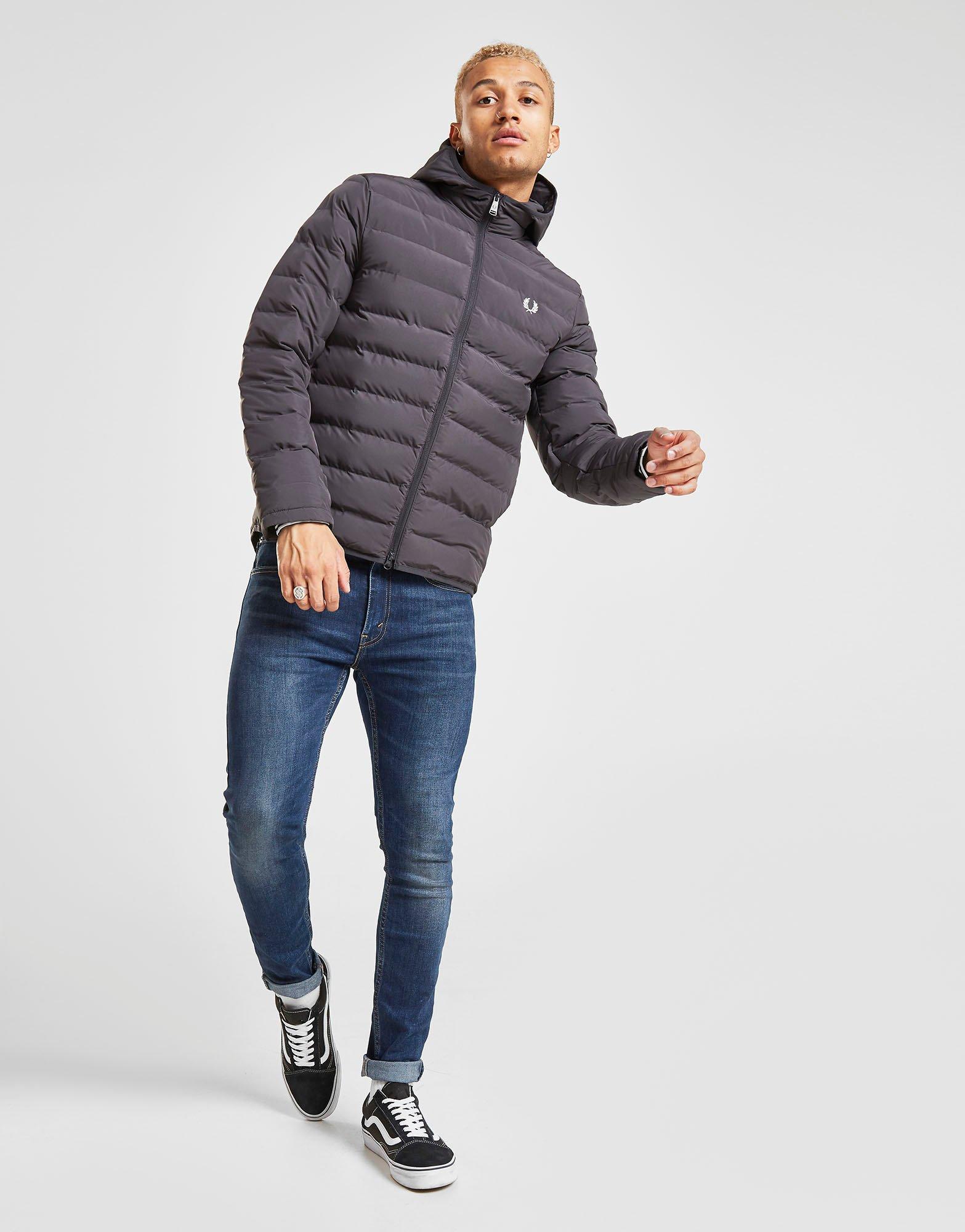 hooded padded jacket