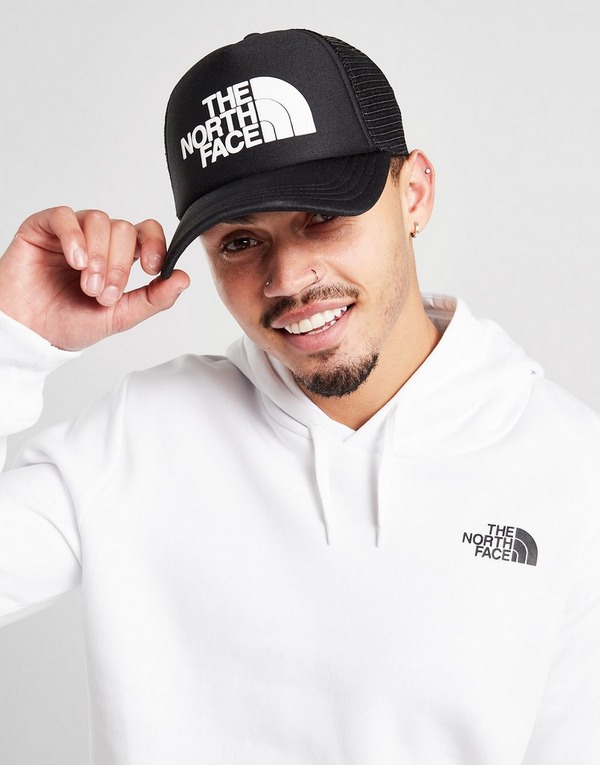 Black The North Face Logo Trucker Cap Jd Sports