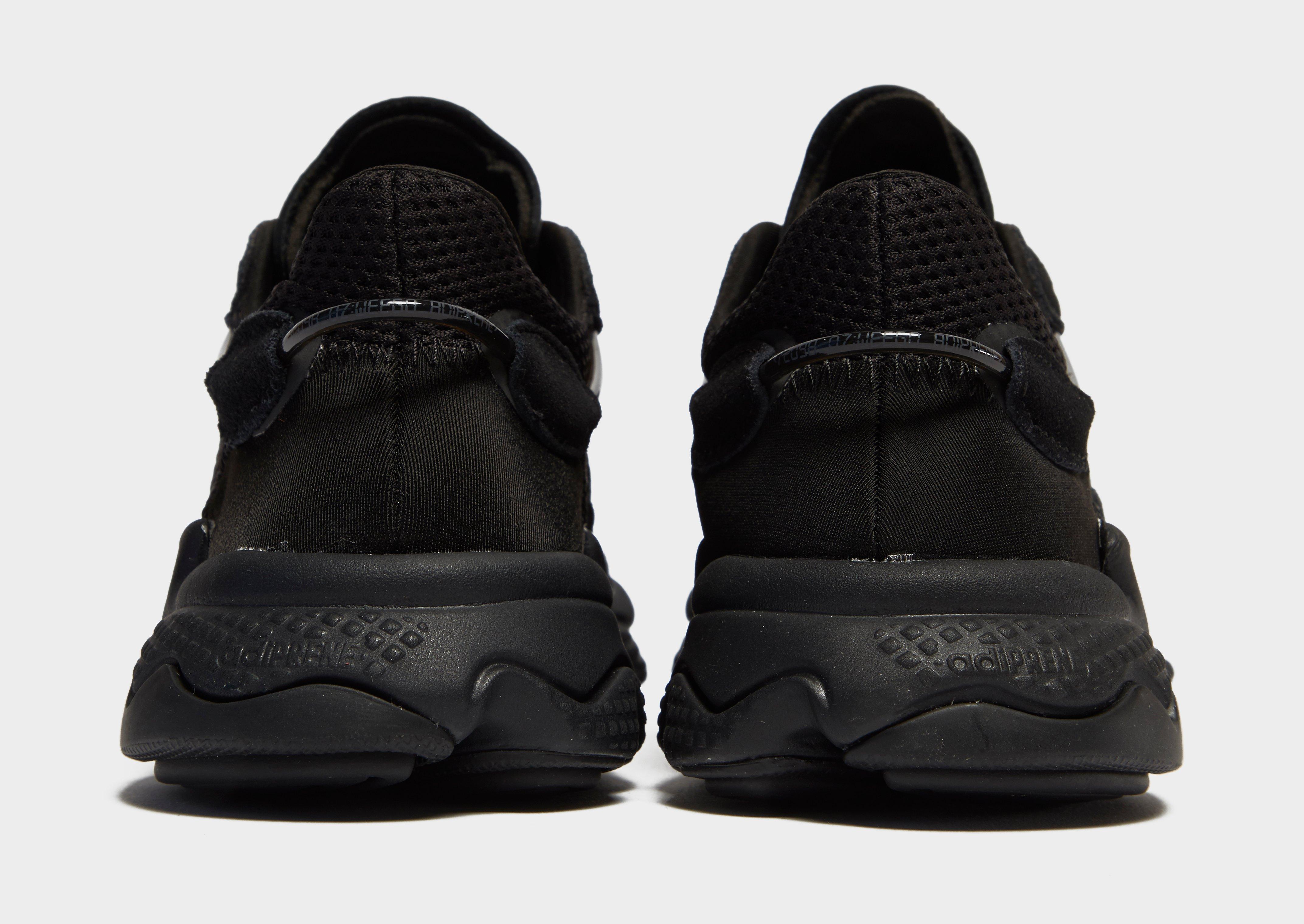 adidas originals black ozweego sneakers