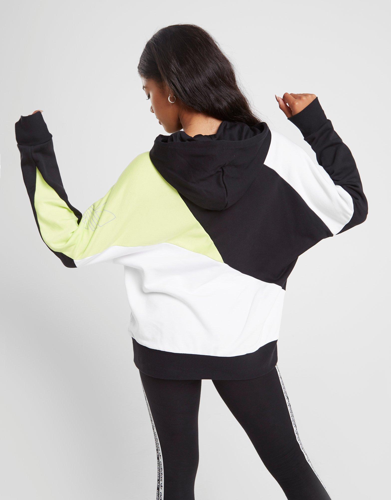 adidas colour block hoodie