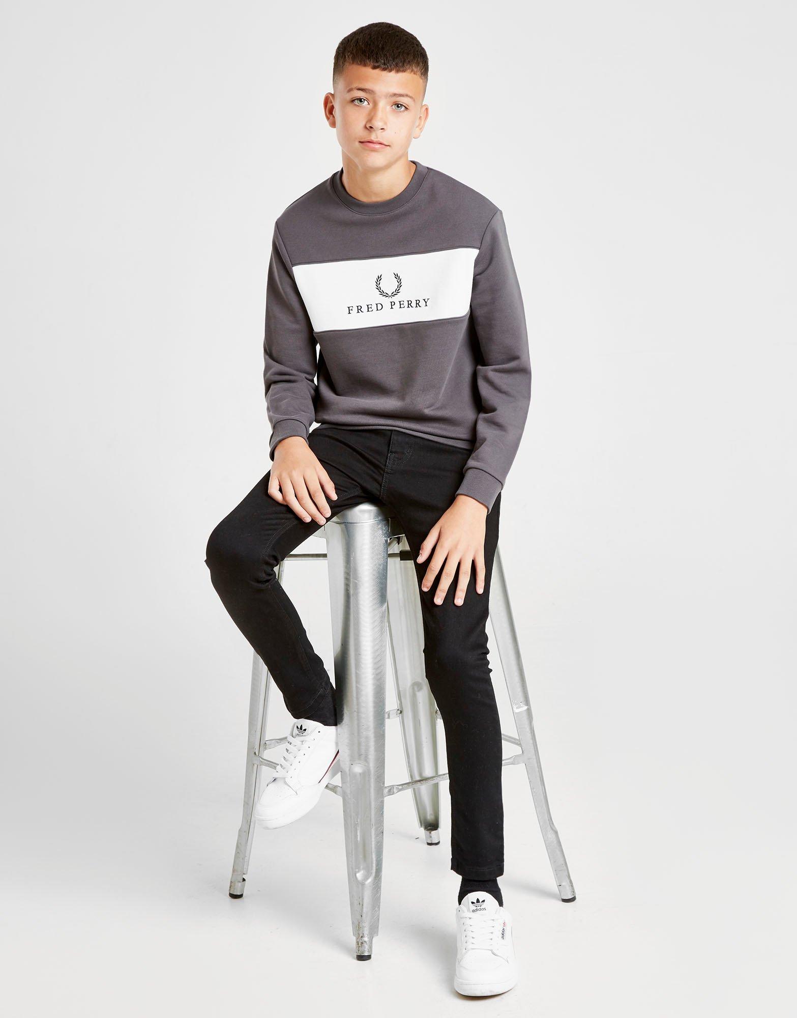 fred perry sweatshirt junior