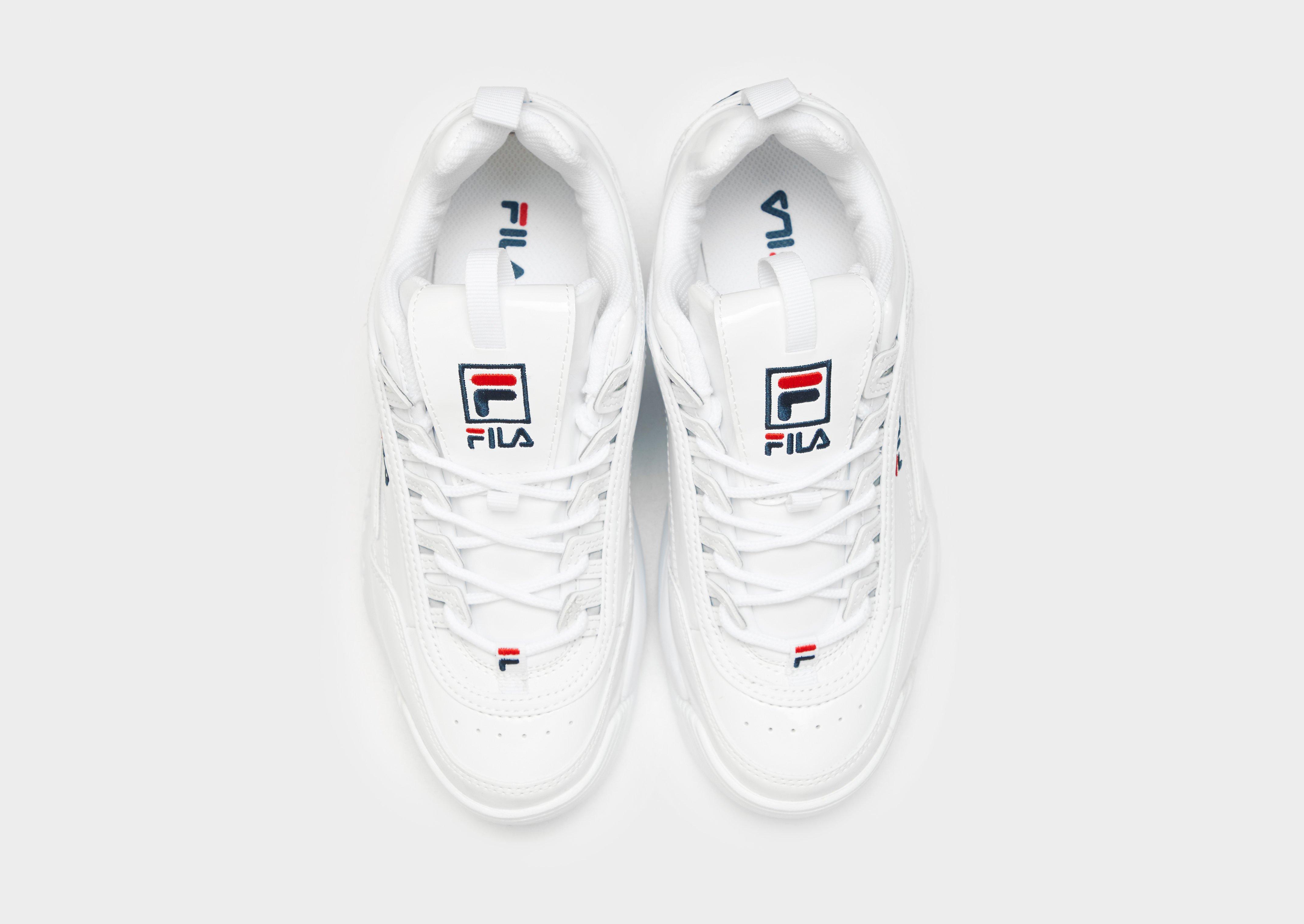fila white disruptor ii trainers junior