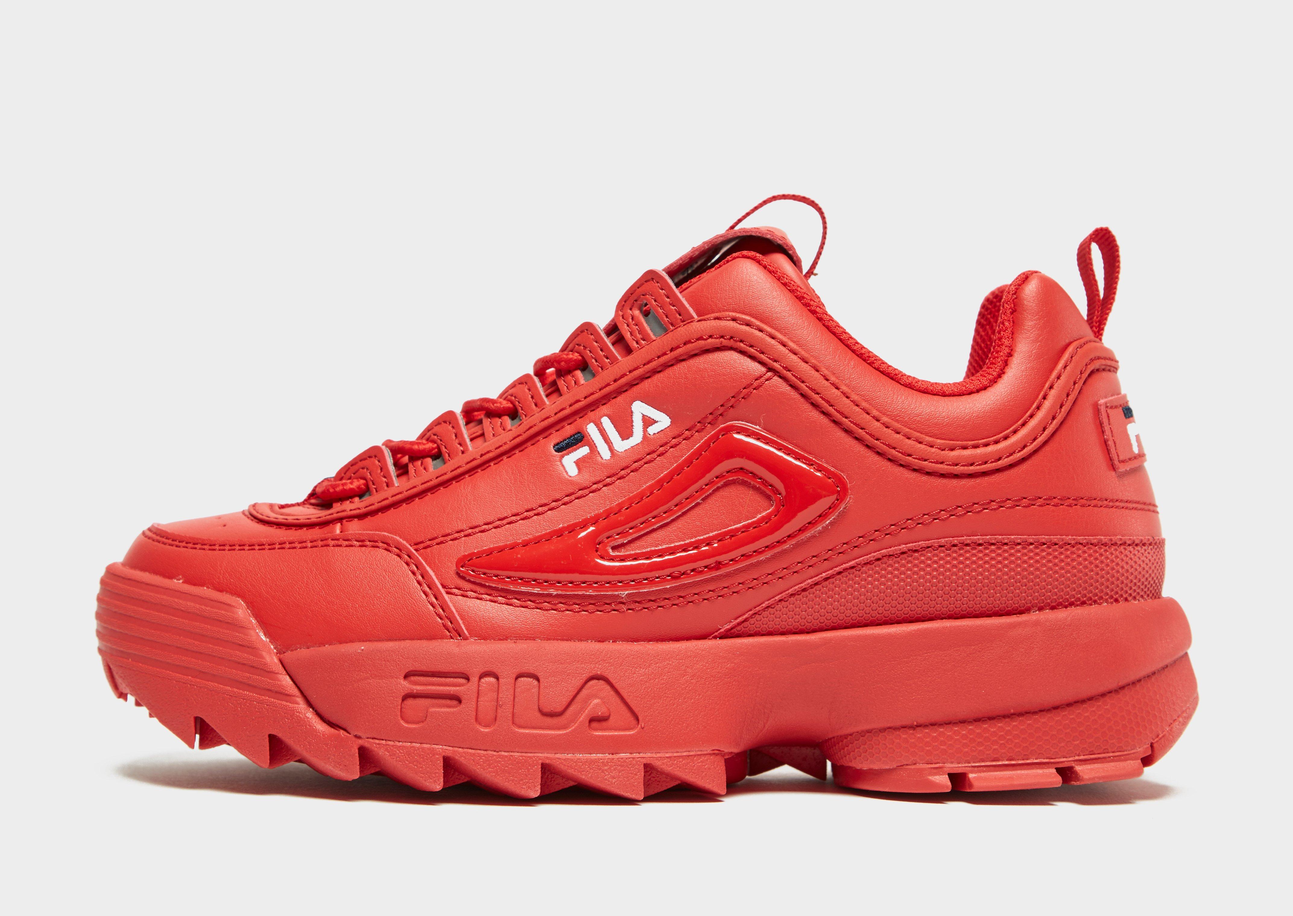 fila disruptor junior size 2