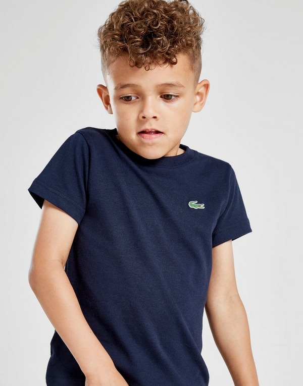 Acheter Blauw Lacoste T Shirt Petit Logo Enfant