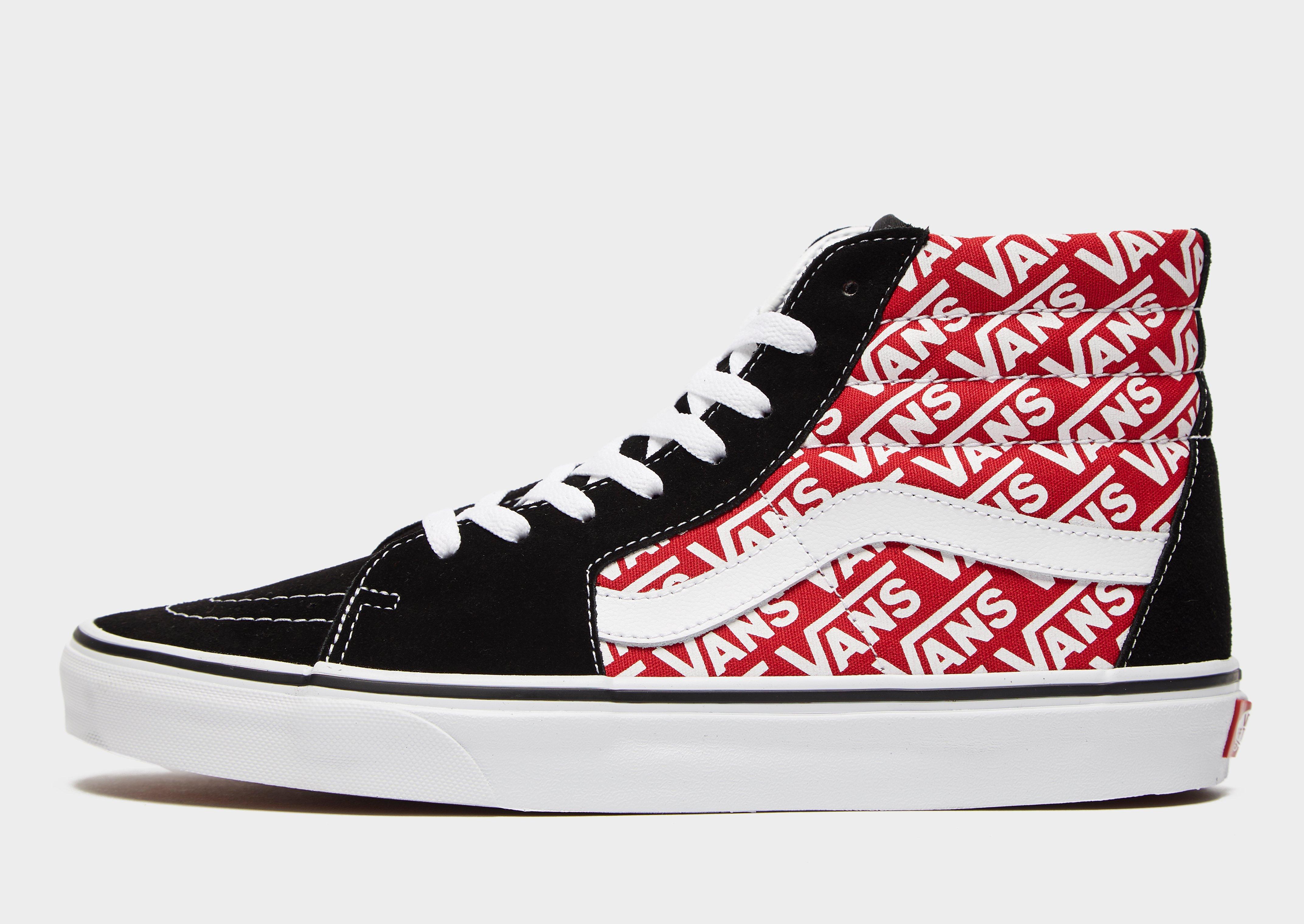 vans sk8 hi homme rouge