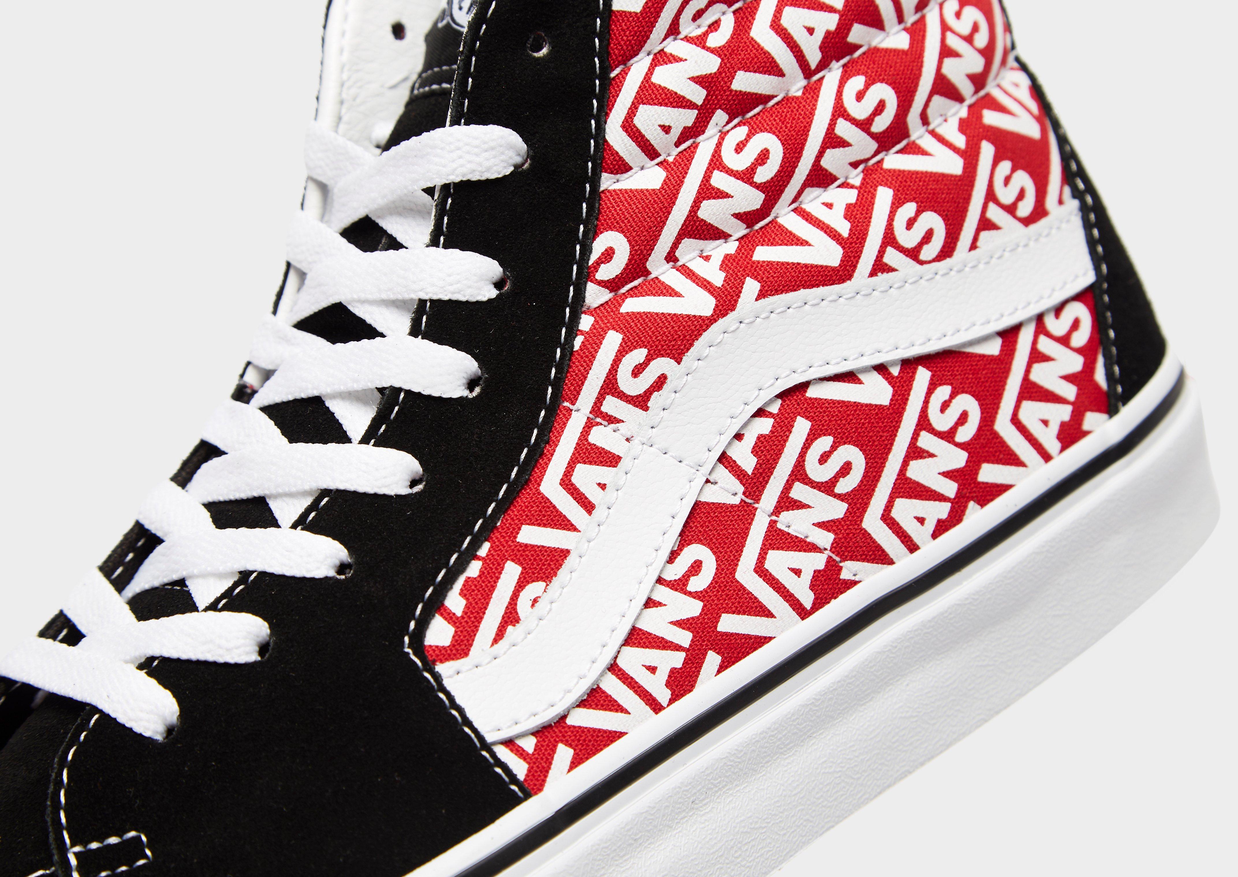 vans sk8 hi homme rouge