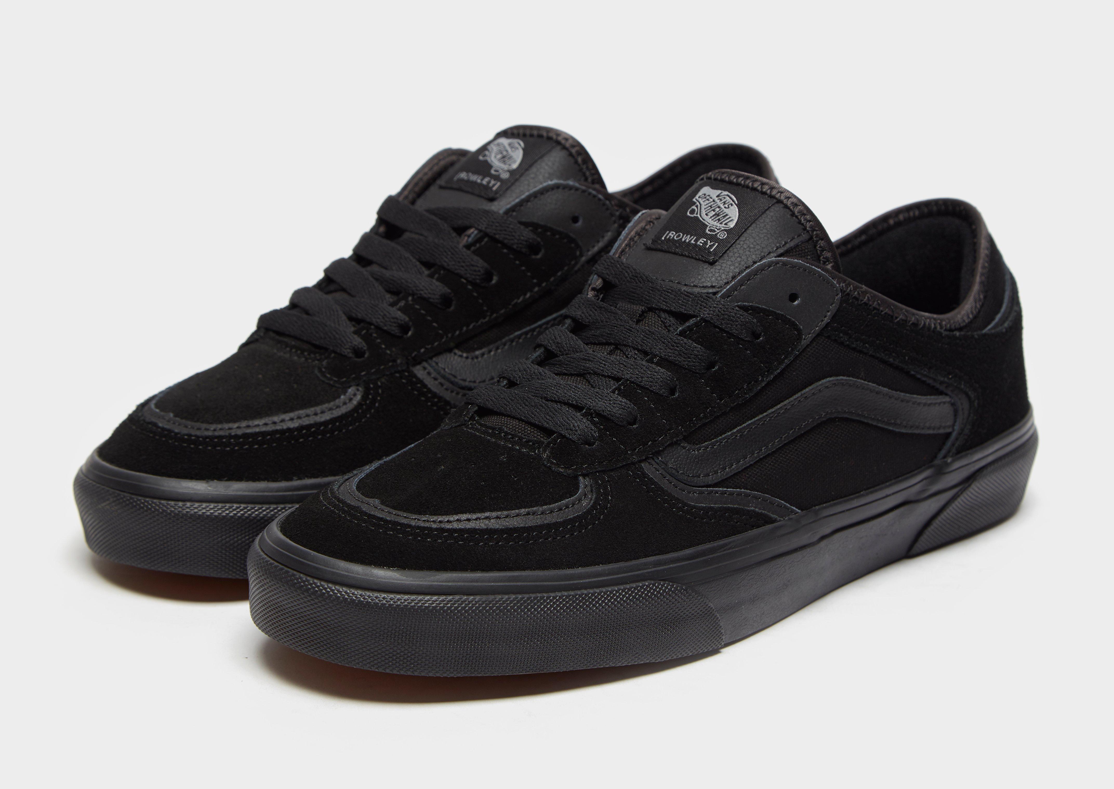 vans rowley all black