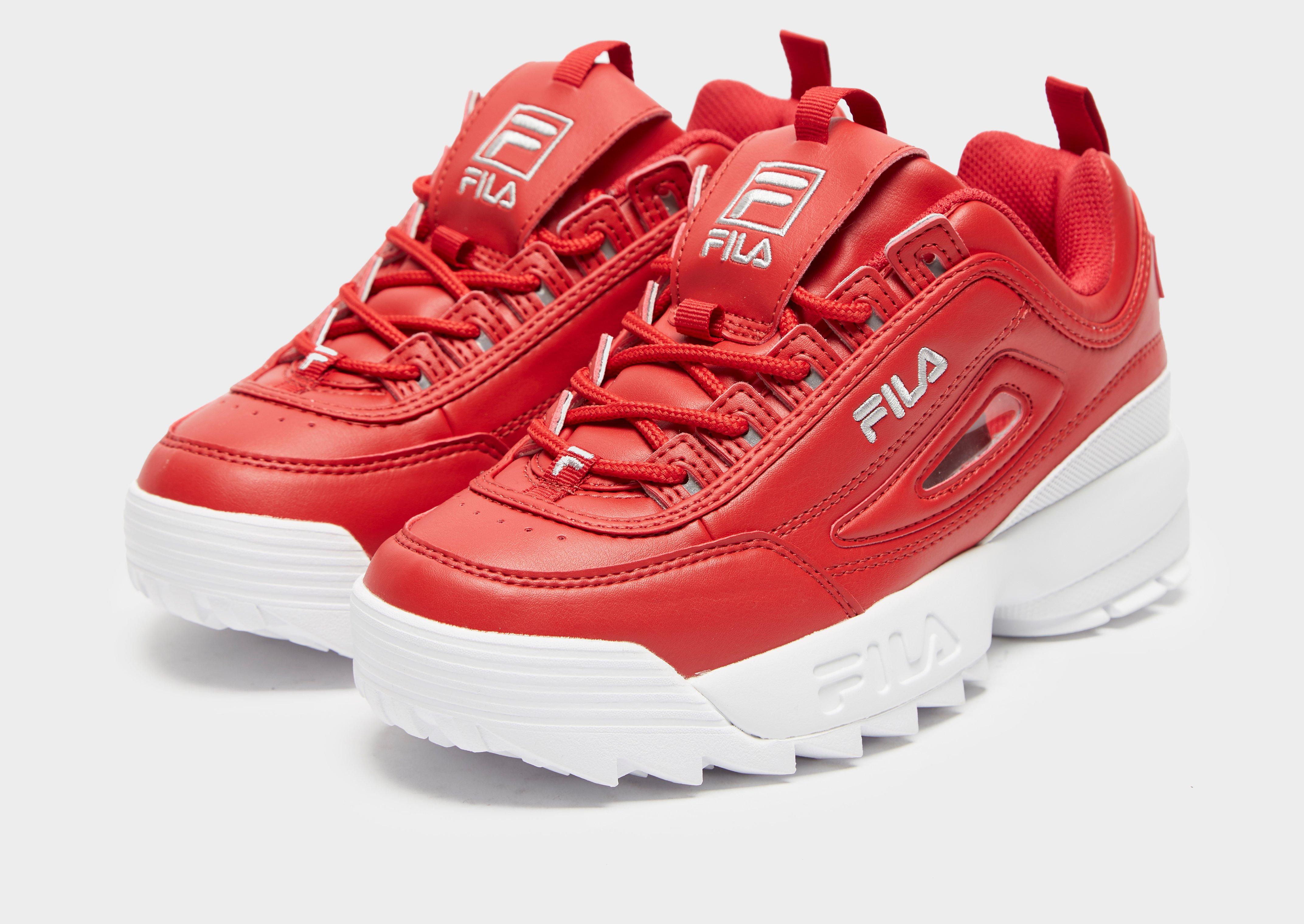 fila disruptor 2 donna rosso