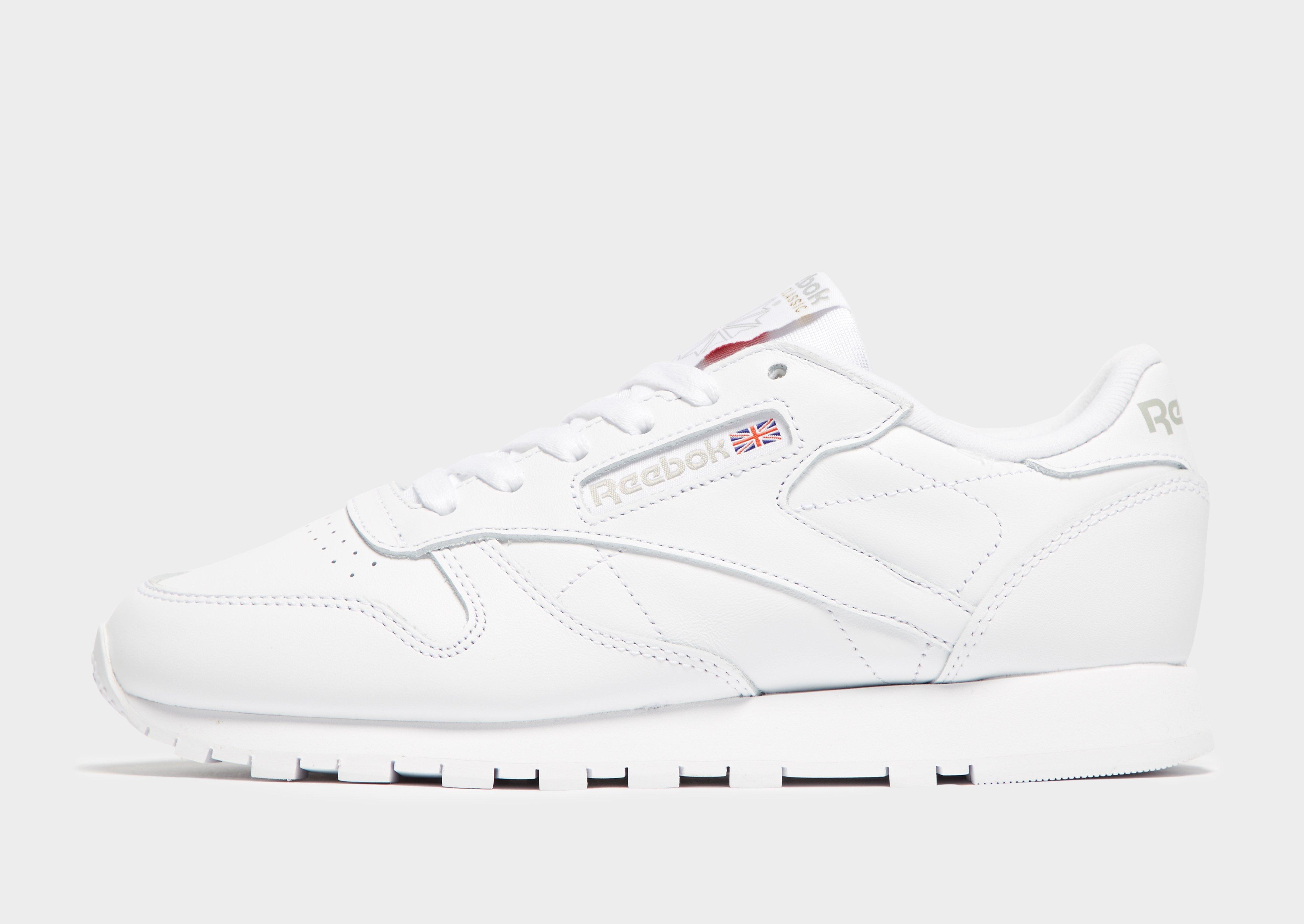 reebok leather womens