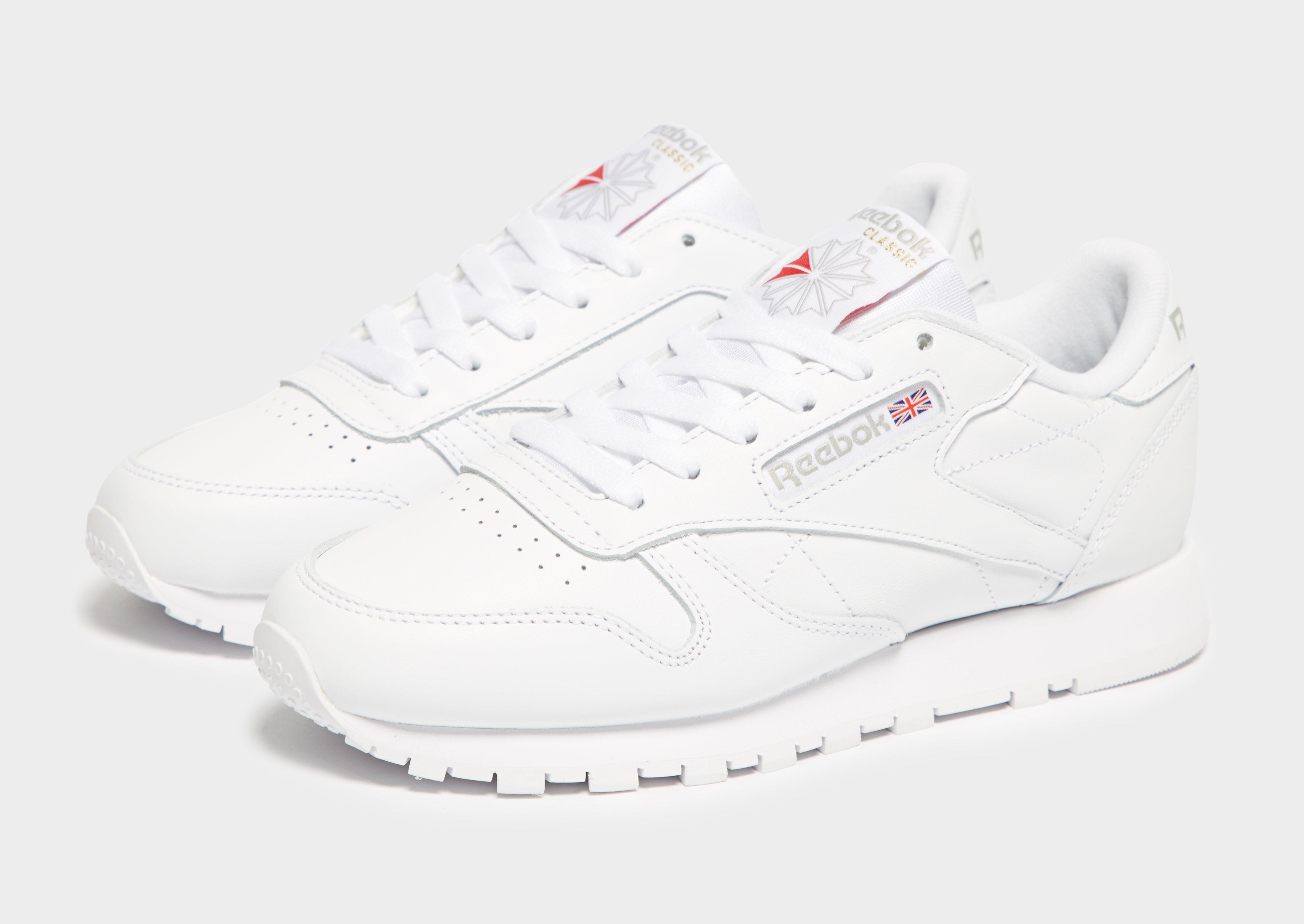 reebok classic leather womens white